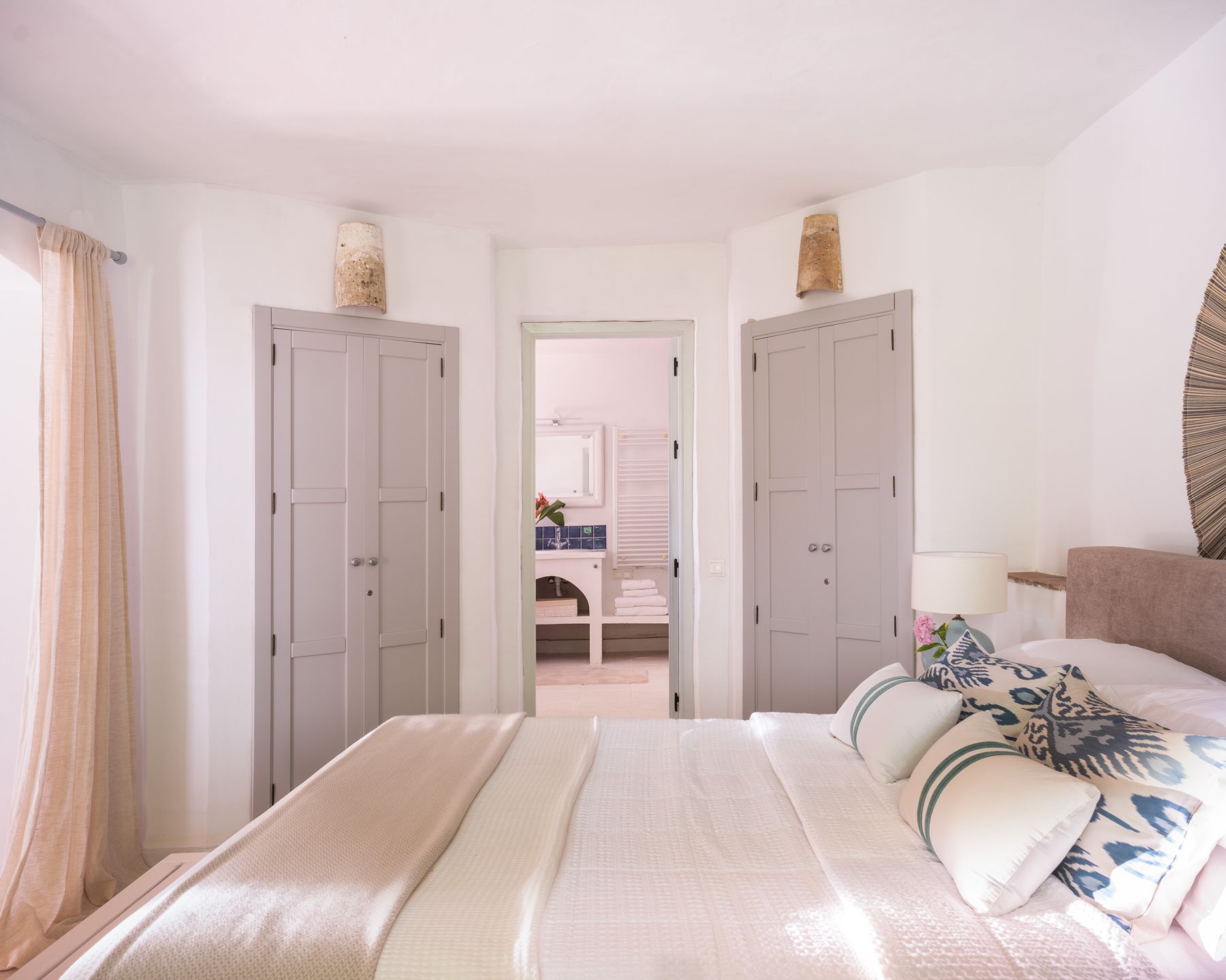 Double bedroom at Finca Flores, Andalucia