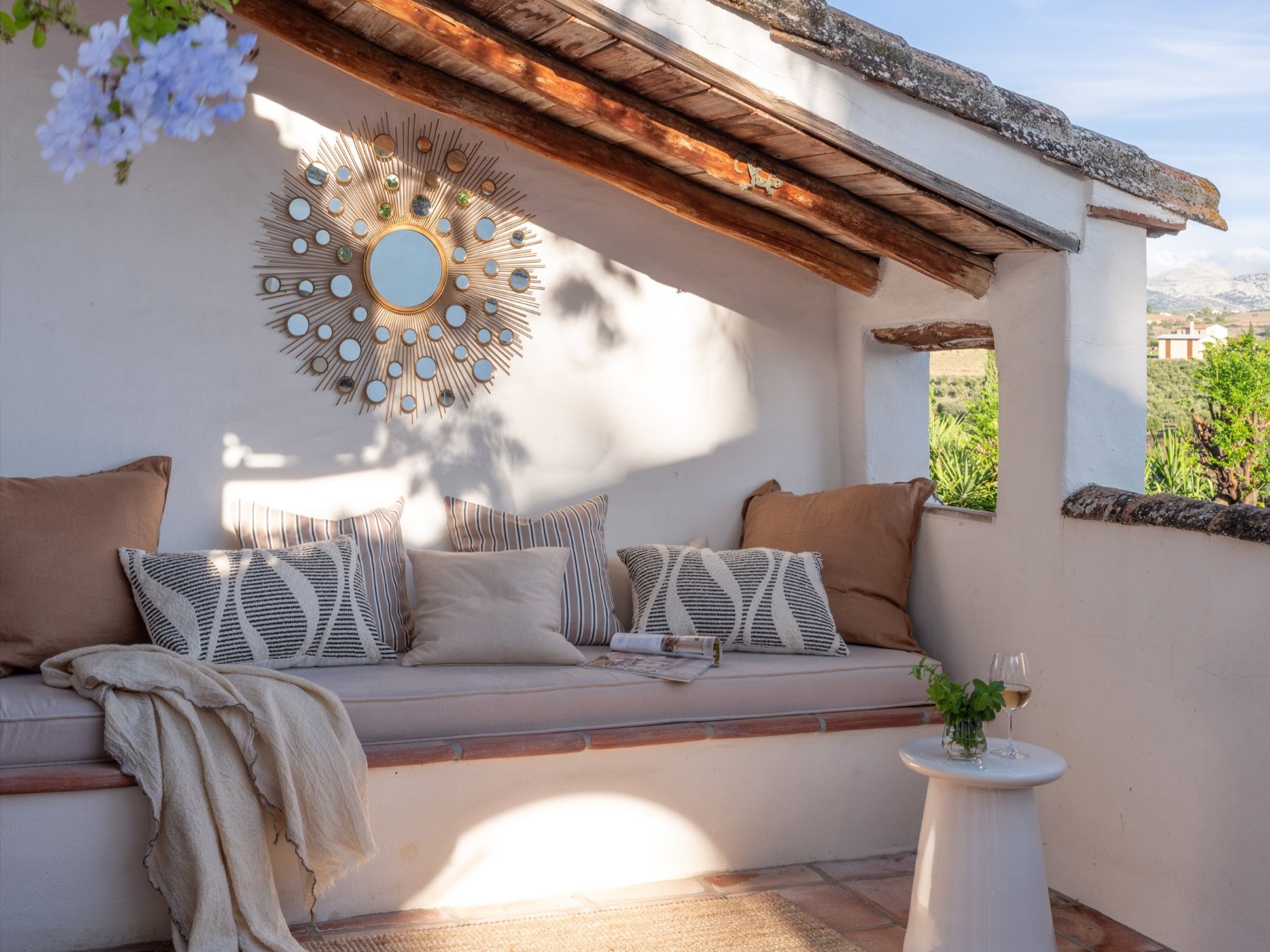Terrace at Finca Flores, Andalucia