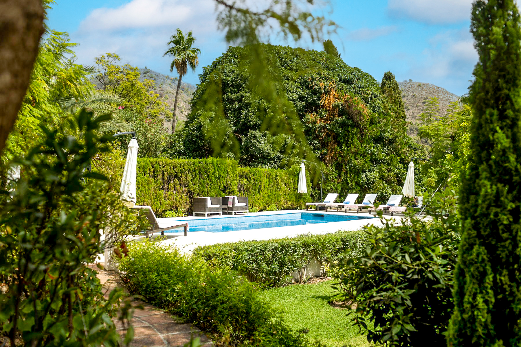 Pool at Finca Jardin Bonito, Andalucia
