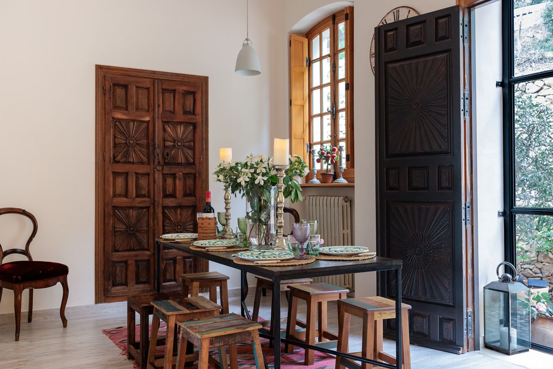 Dining room at Finca Jardin Bonito, Andalucia
