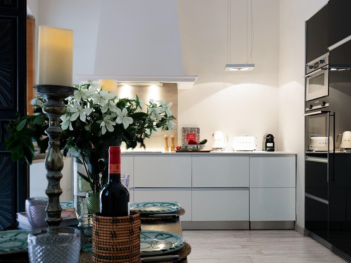 Kitchen at Finca Jardin Bonito, Andalucia