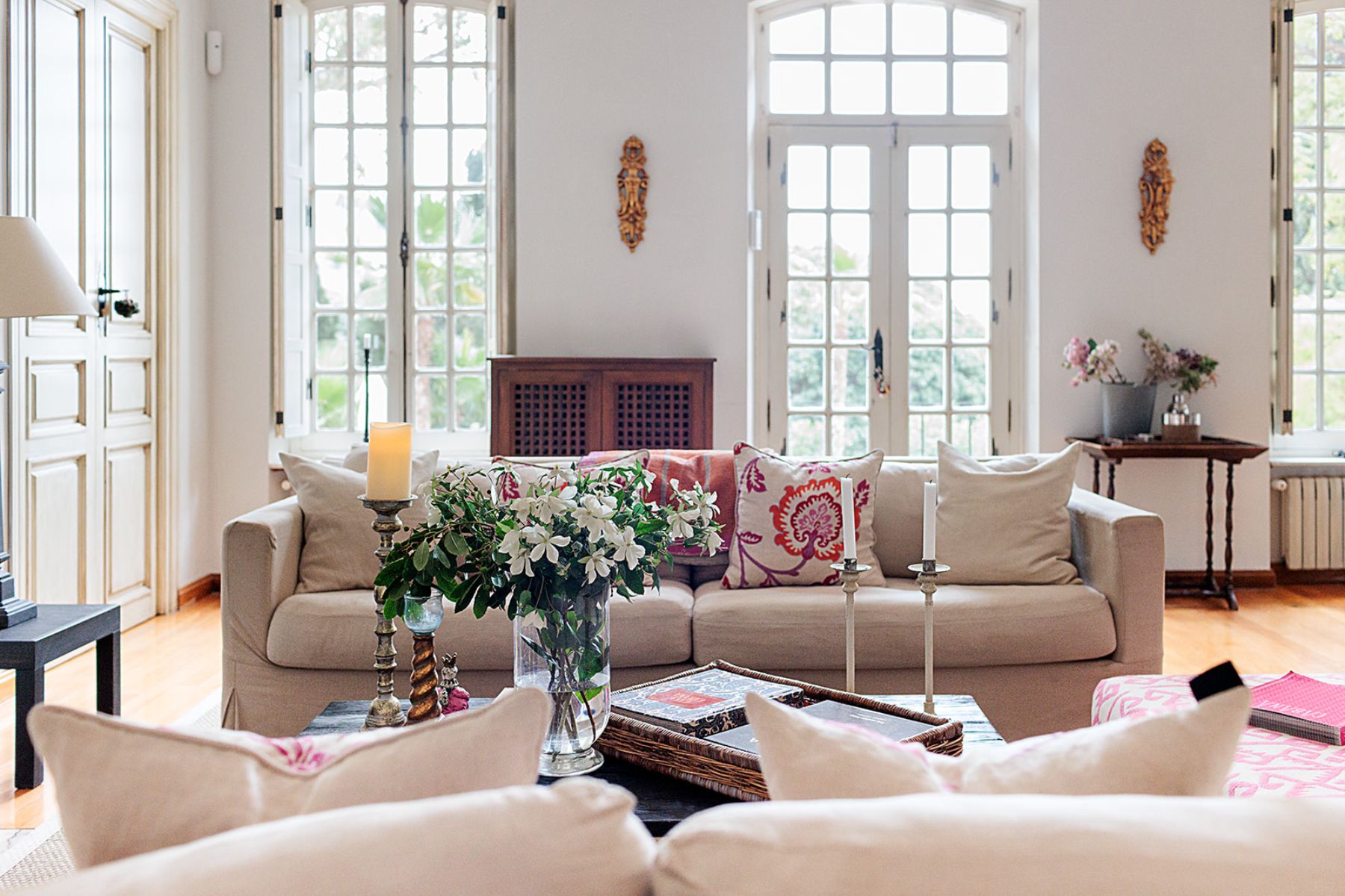 Living room at Finca Jardin Bonito, Andalucia