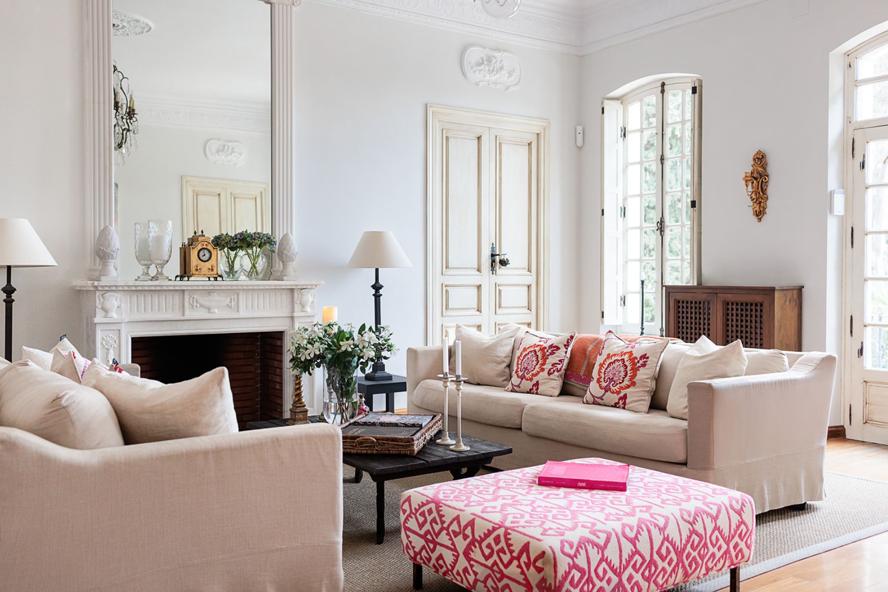 Living room at Finca Jardin Bonito, Andalucia