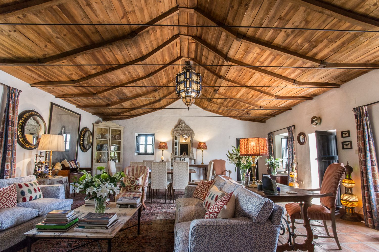 the living room at finca torillo