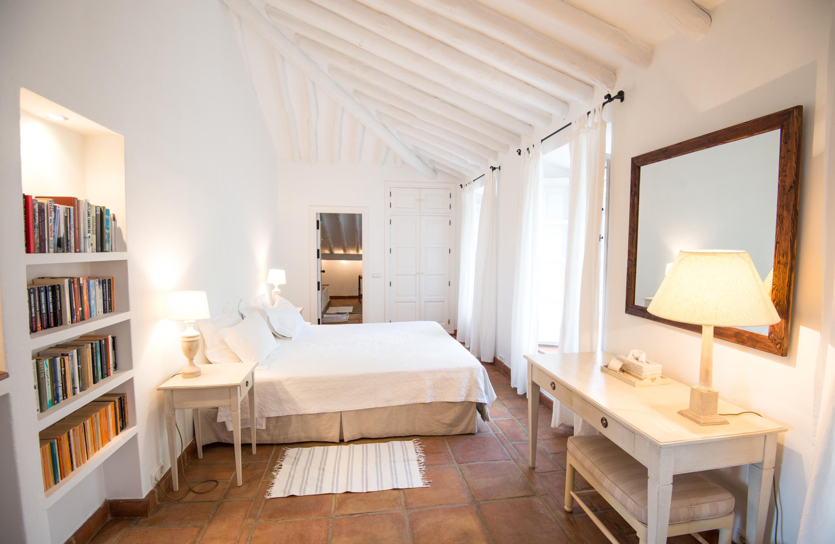 A double bedroom of La Huerta El Noque, Andalucia