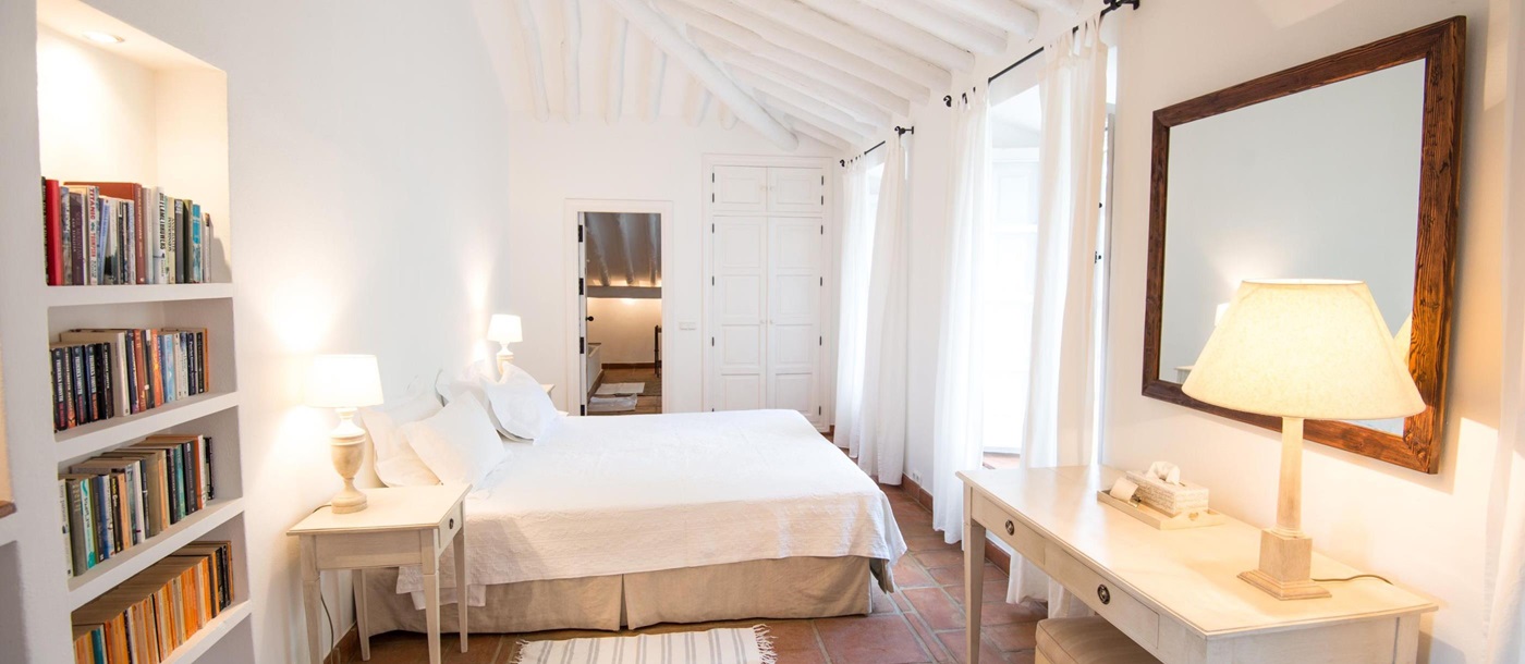 A double bedroom of La Huerta El Noque, Andalucia