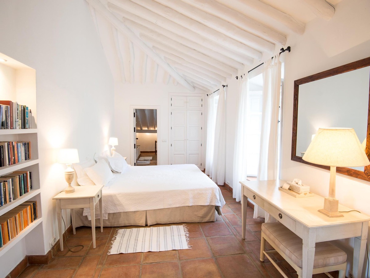 A double bedroom of La Huerta El Noque, Andalucia