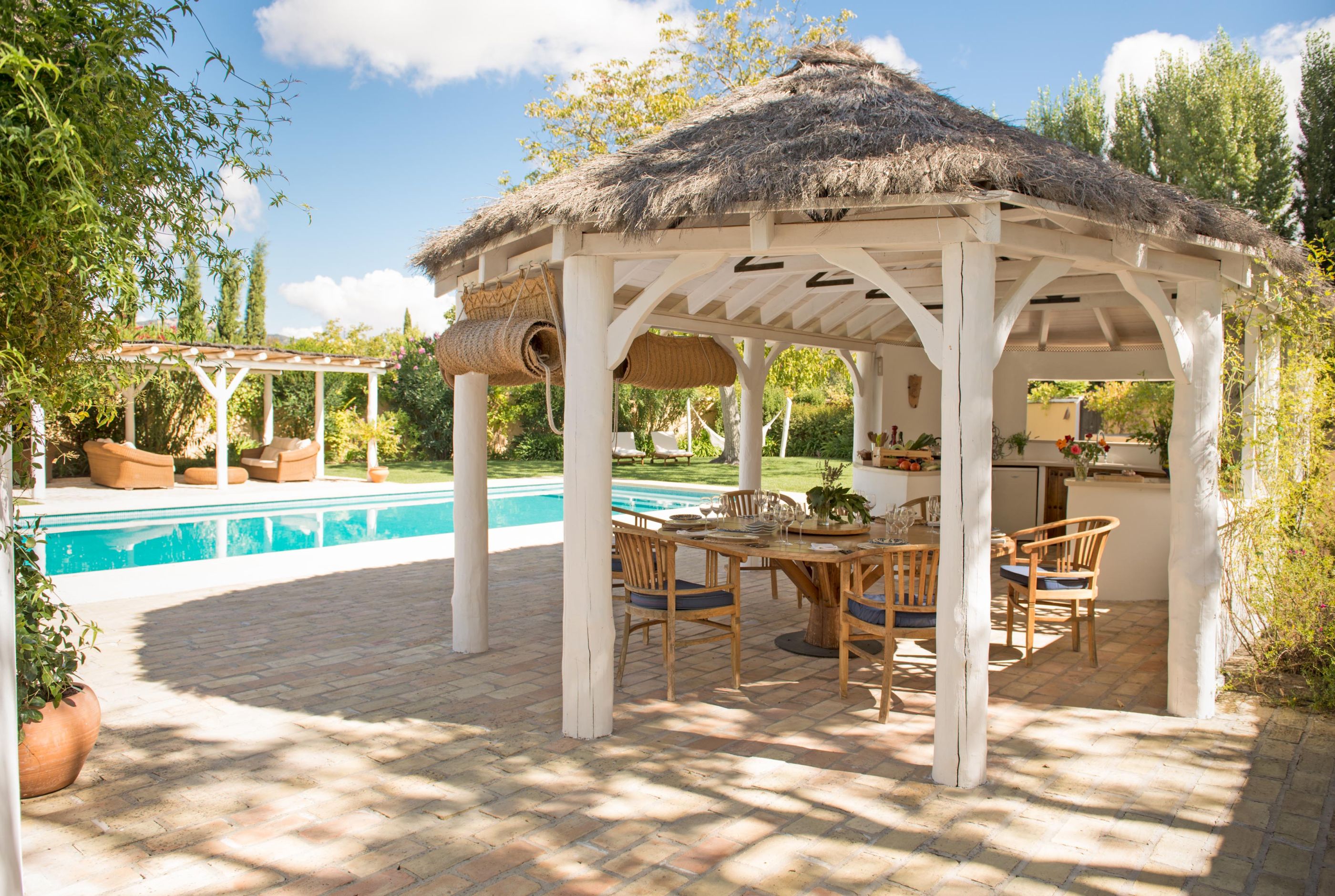 The swimming pool of La Huerta El Noque, Andalucia