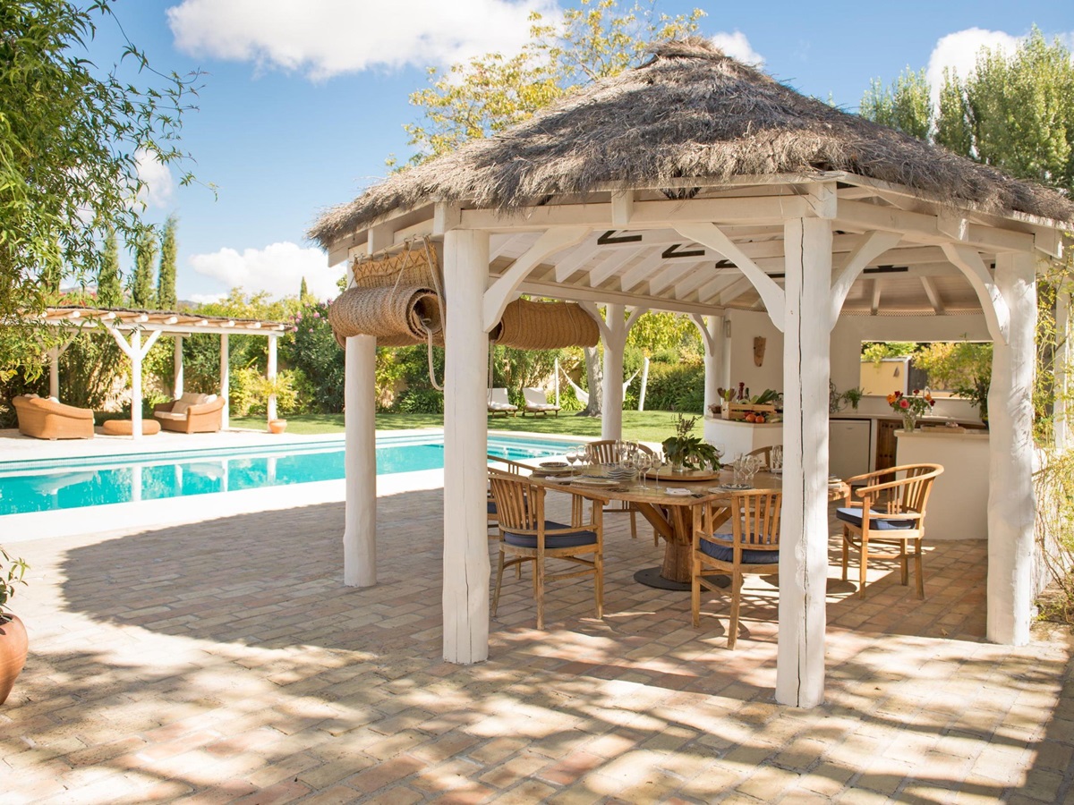 The swimming pool of La Huerta El Noque, Andalucia