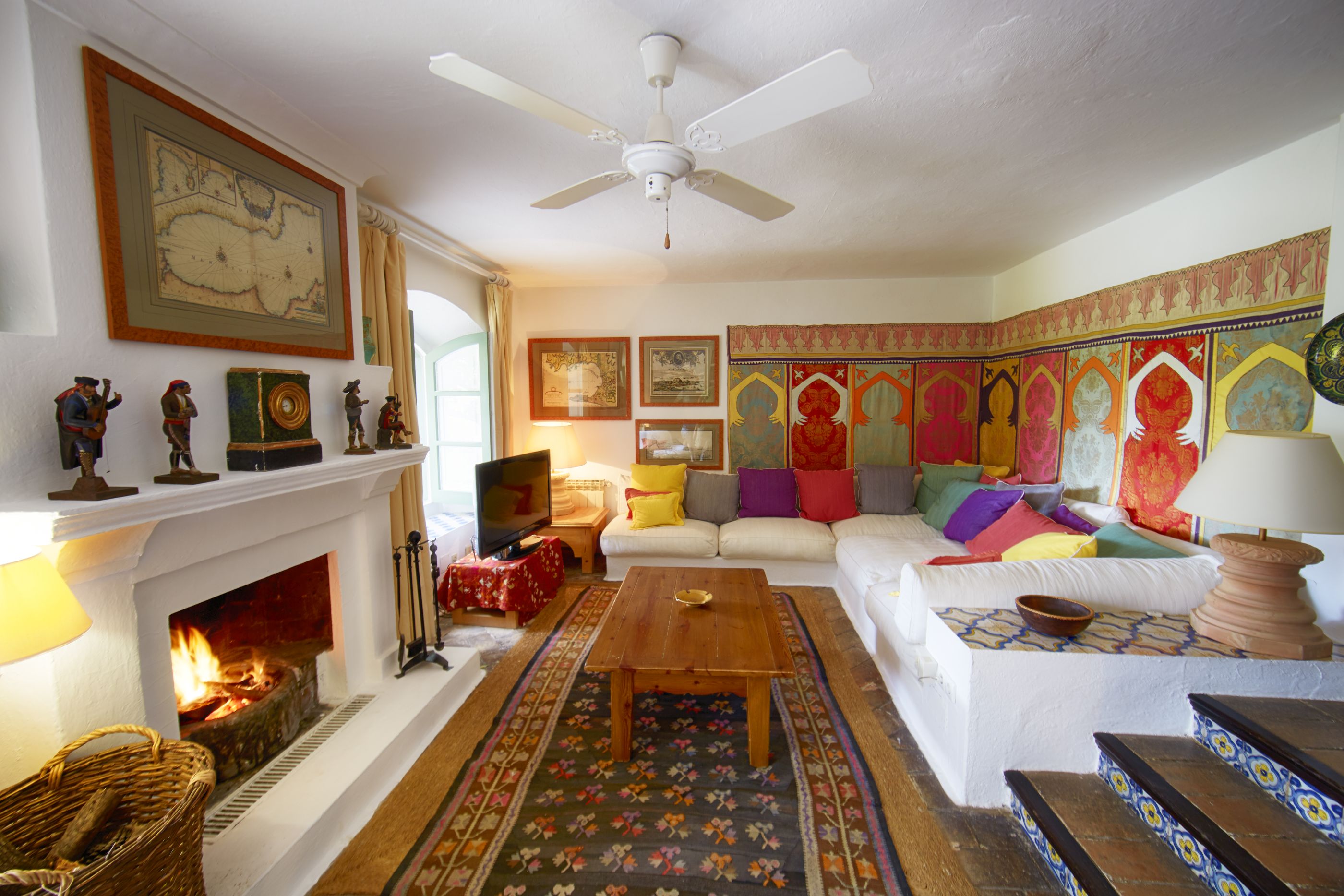 The sitting room in Tramores Estate, Andalucia