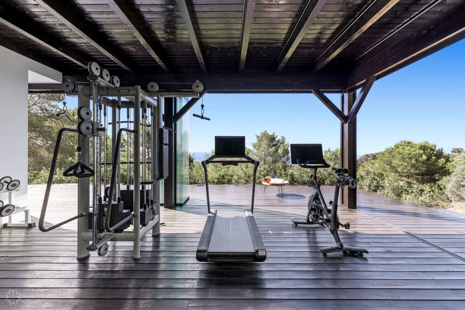 Gym at Can Nemo in Ibiza
