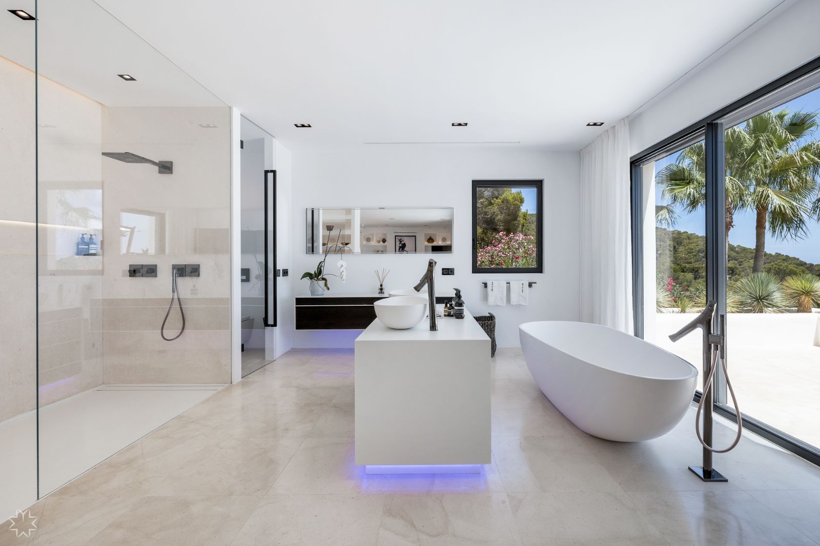 Master Bathroom at Can Nemo in Ibiza