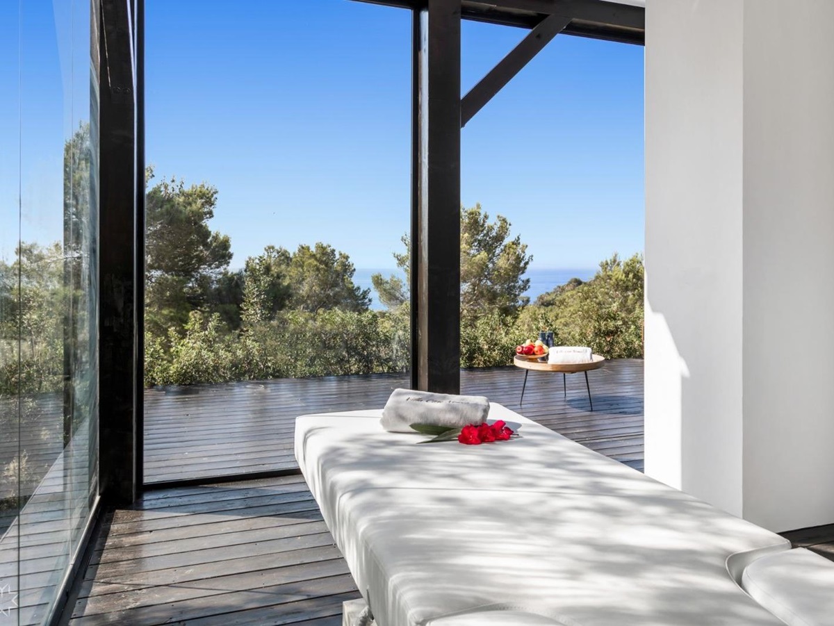 Massage Area at Can Nemo in Ibiza