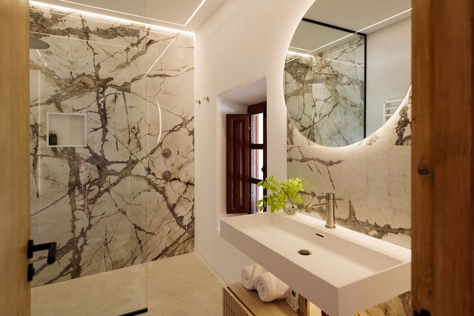 Bathroom at Casa Sabena, Ibiza