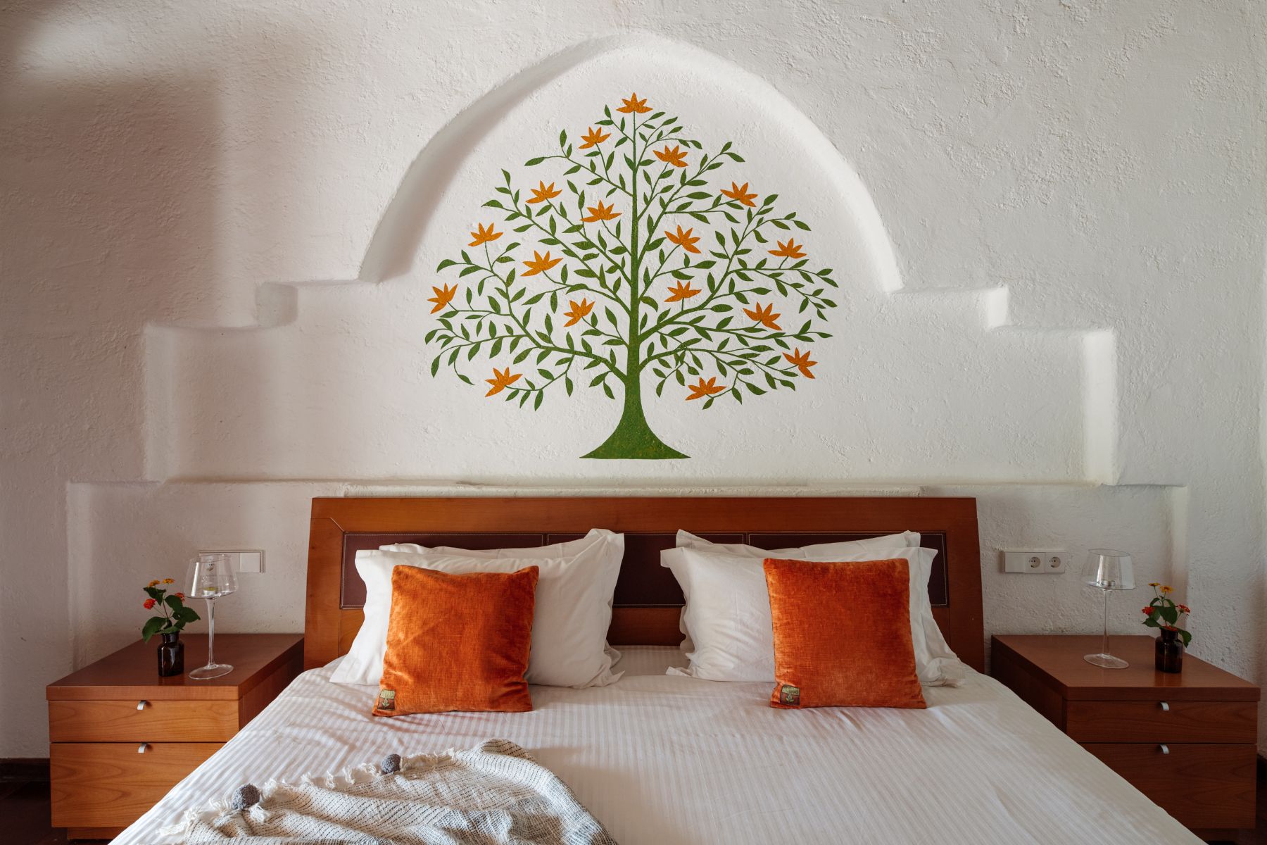 Double bedroom at Casa Sabena, Ibiza