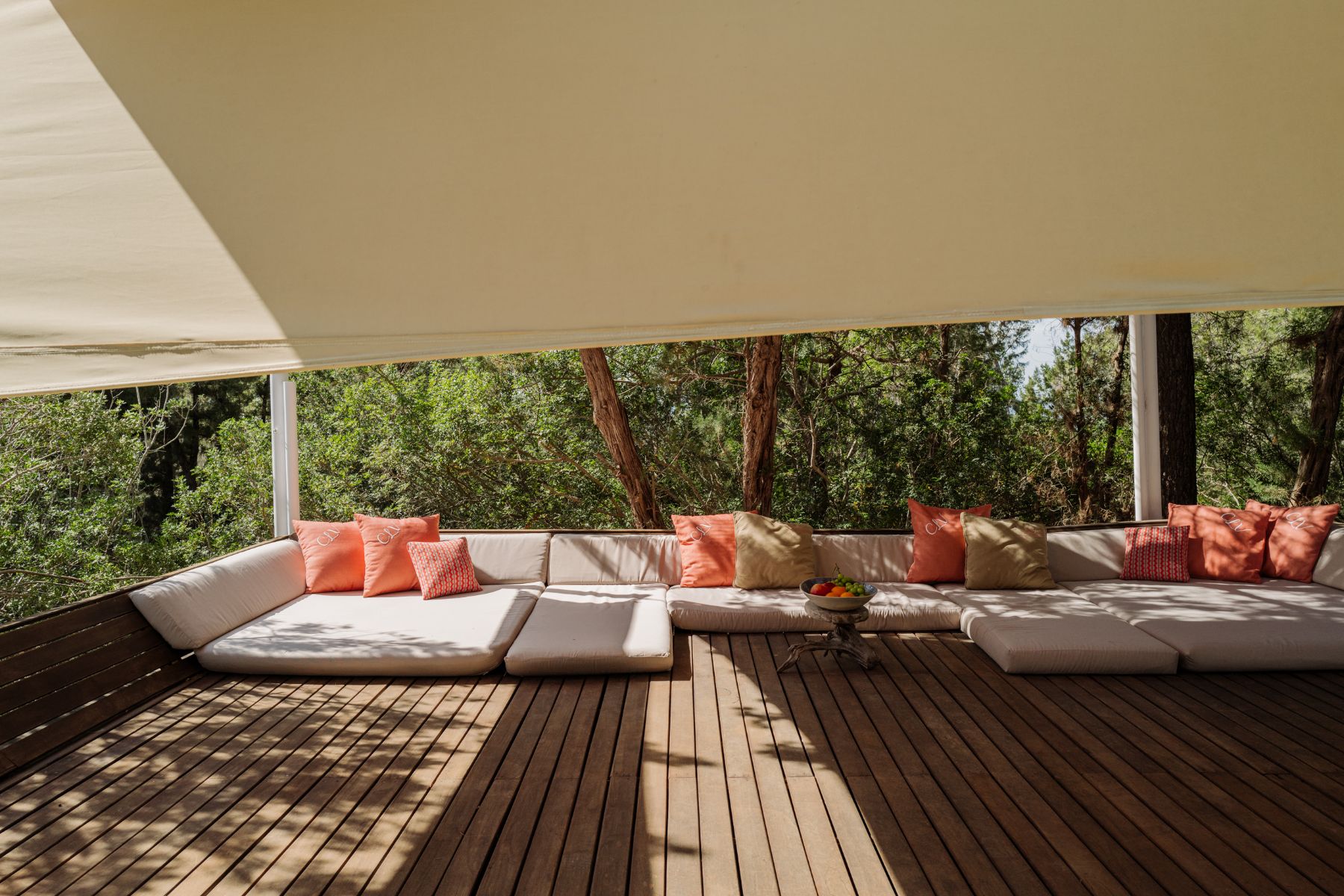 Chillout area at Casa Sabena, Ibiza