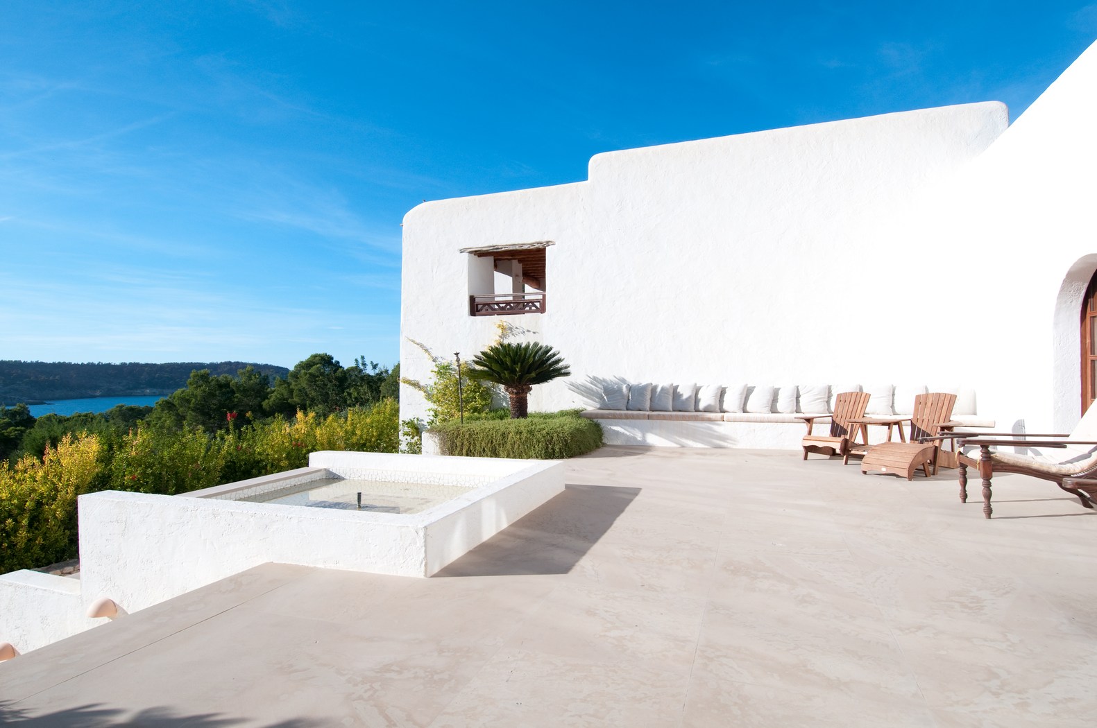 Sun terace at Casa Sabena, Ibiza