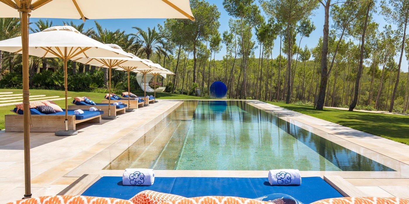 Swimmingp ool of Villa Xi, Ibiza