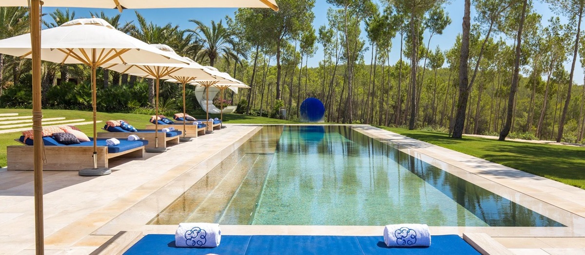 Swimmingp ool of Villa Xi, Ibiza