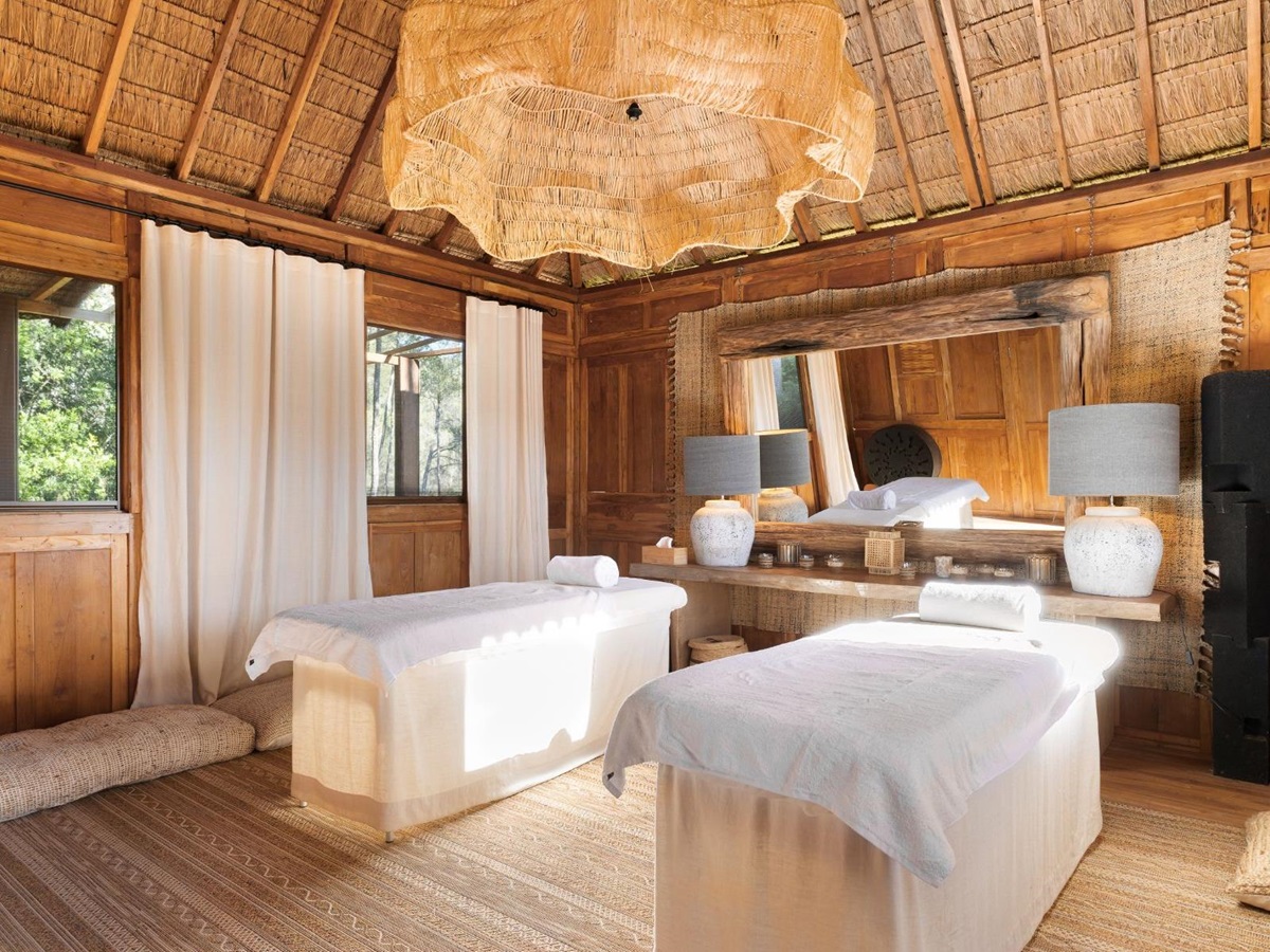 Treatment room at Villa Xi, Ibiza