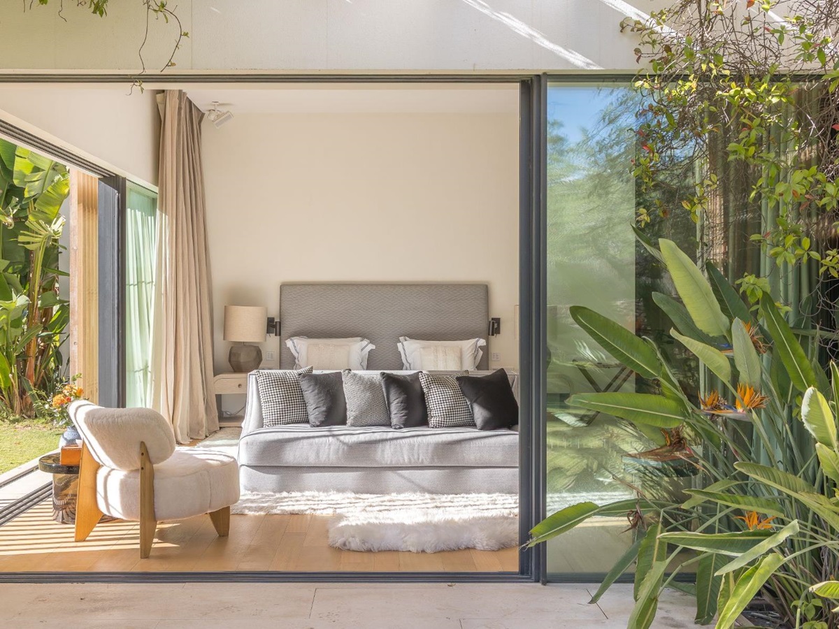 Master bedroom at Villa Xi, Ibiza