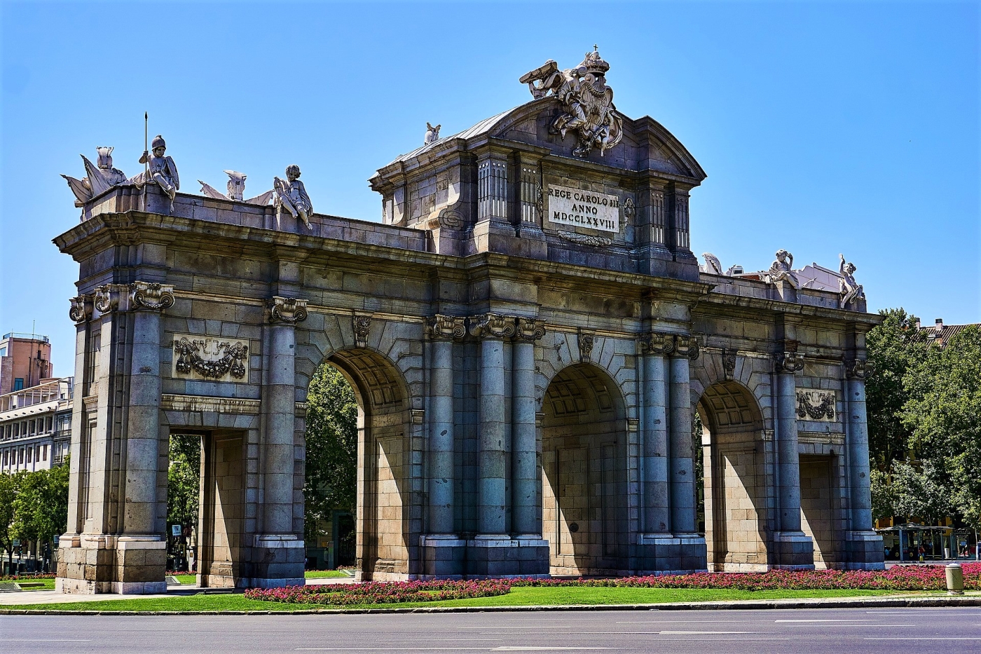 Large monument in Madrid, Spain