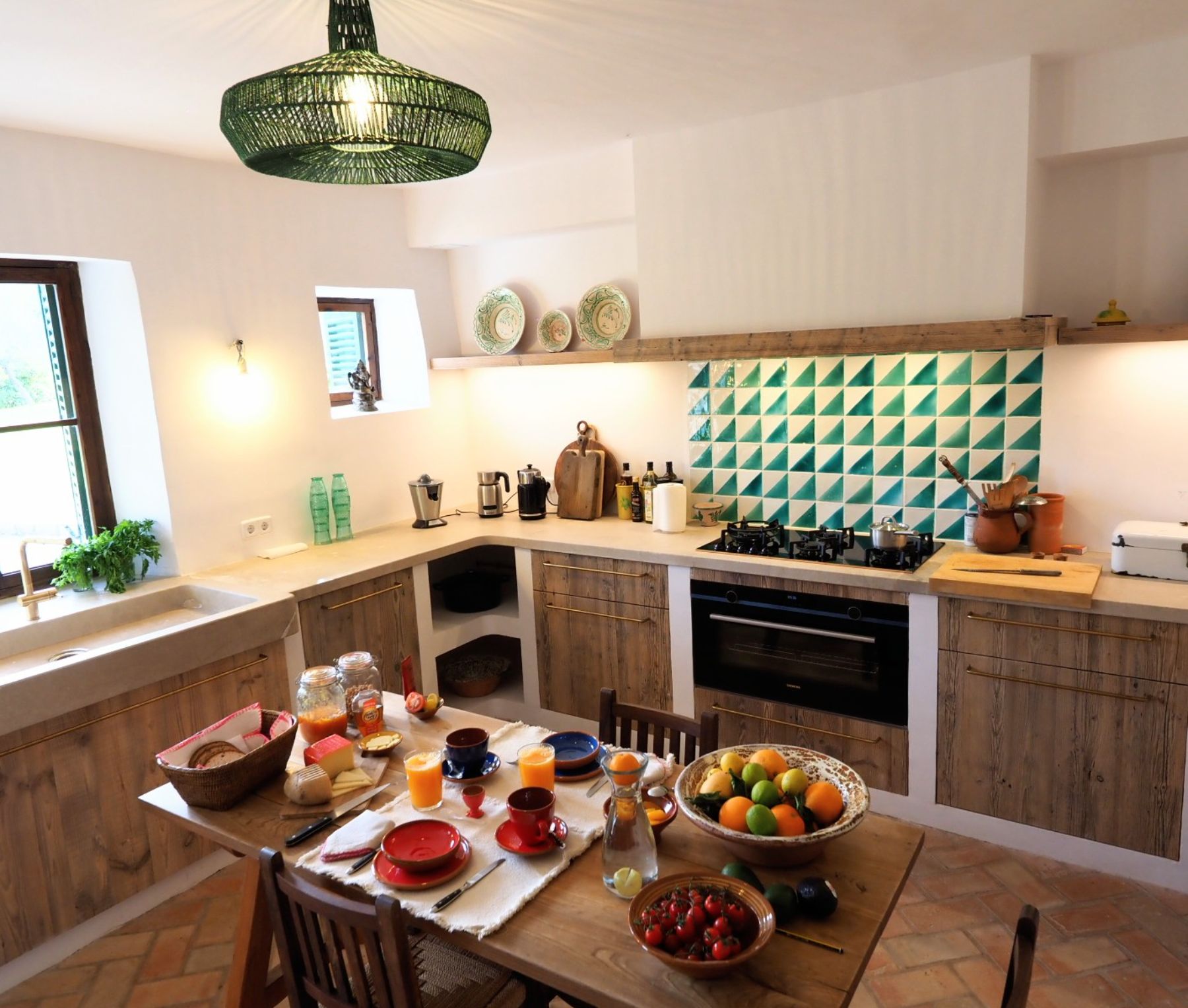 Kitchen at Can Canals, Mallorca