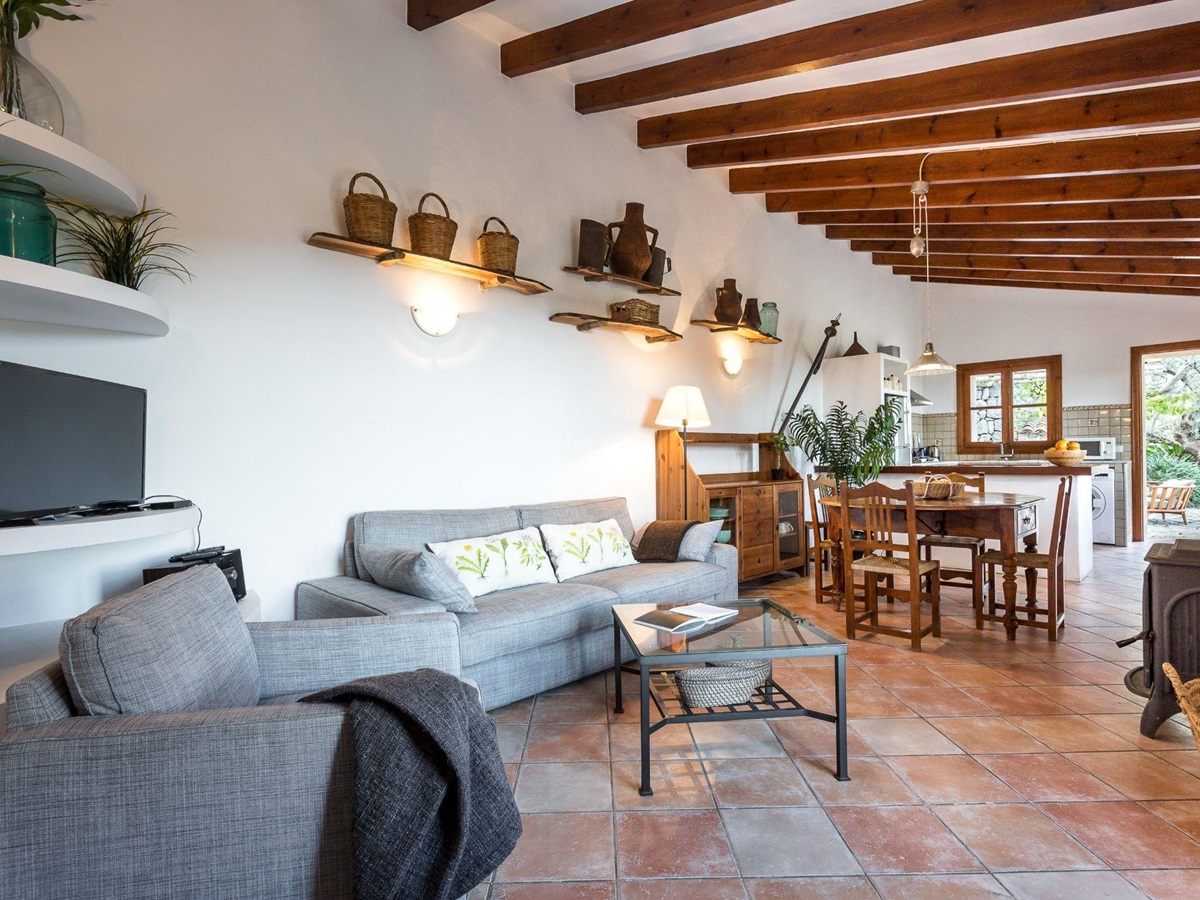 Living area at Can Olivia