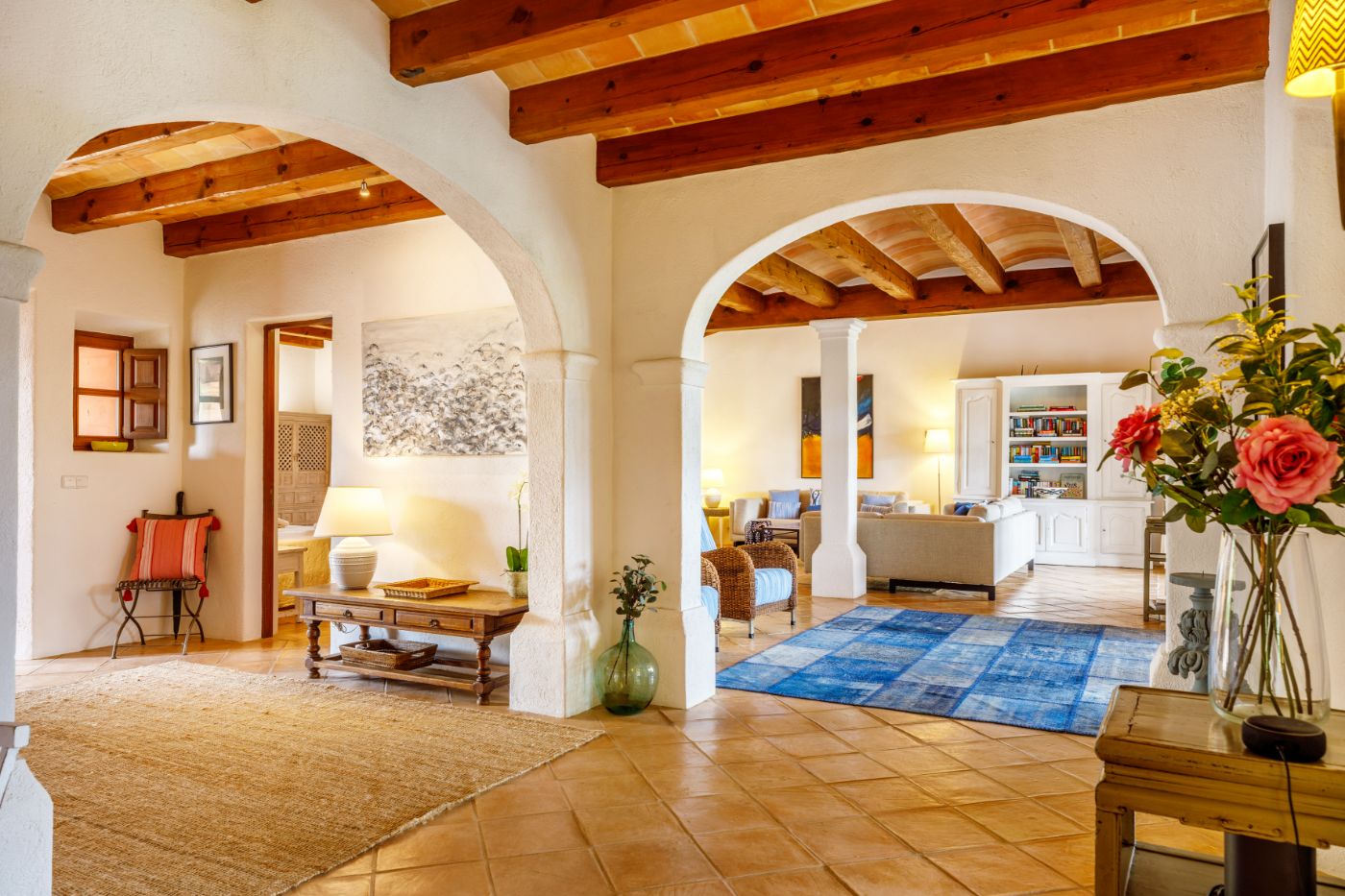 Living area at Can Suelo