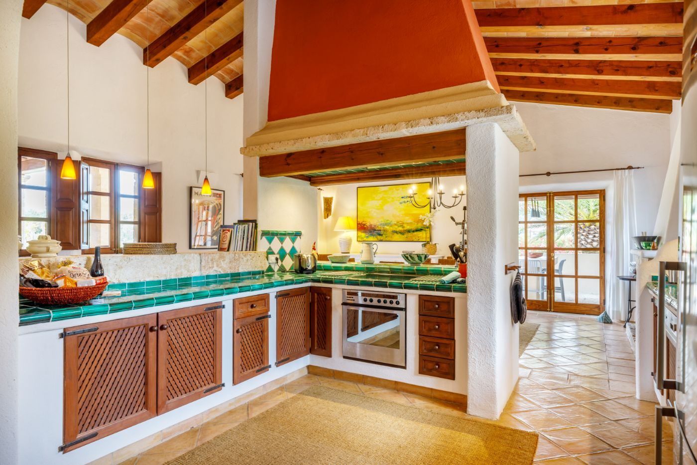 Kitchen at Can Suelo