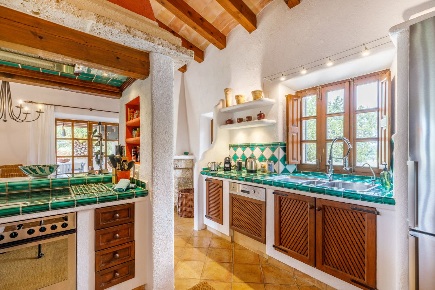 Kitchen at Can Suelo