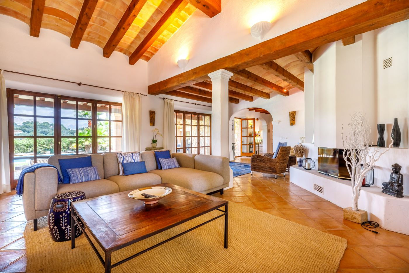 Living room at Can Suelo