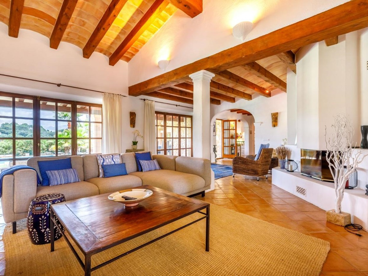 Living room at Can Suelo