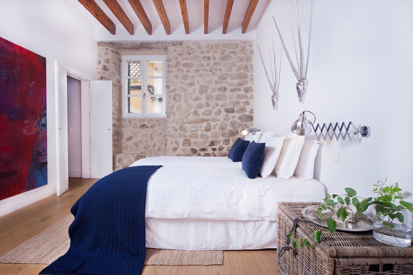 Double bedroom at Casa Blanca