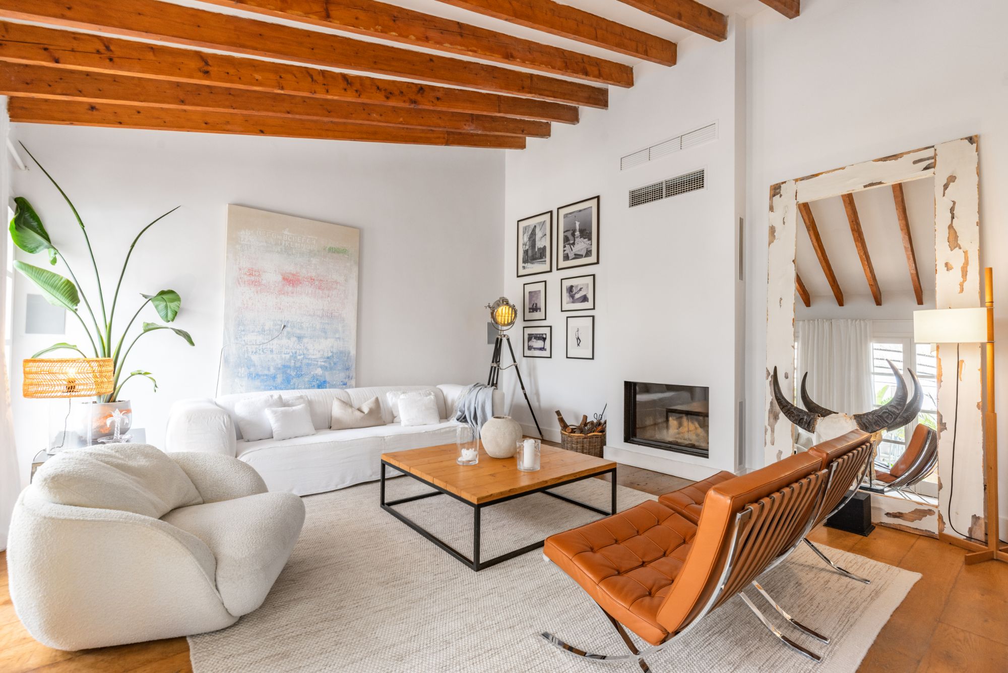 Living room at Casa Blanca