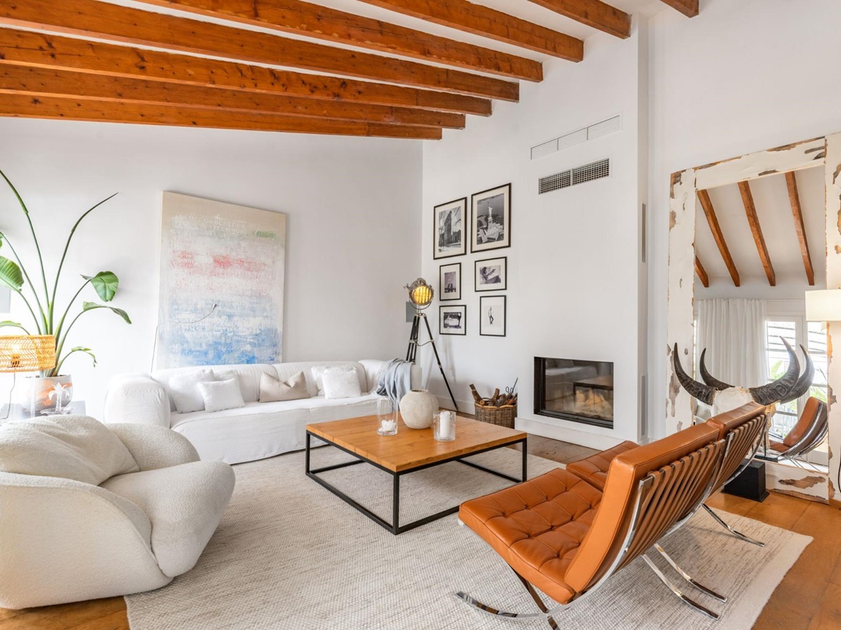 Living room at Casa Blanca