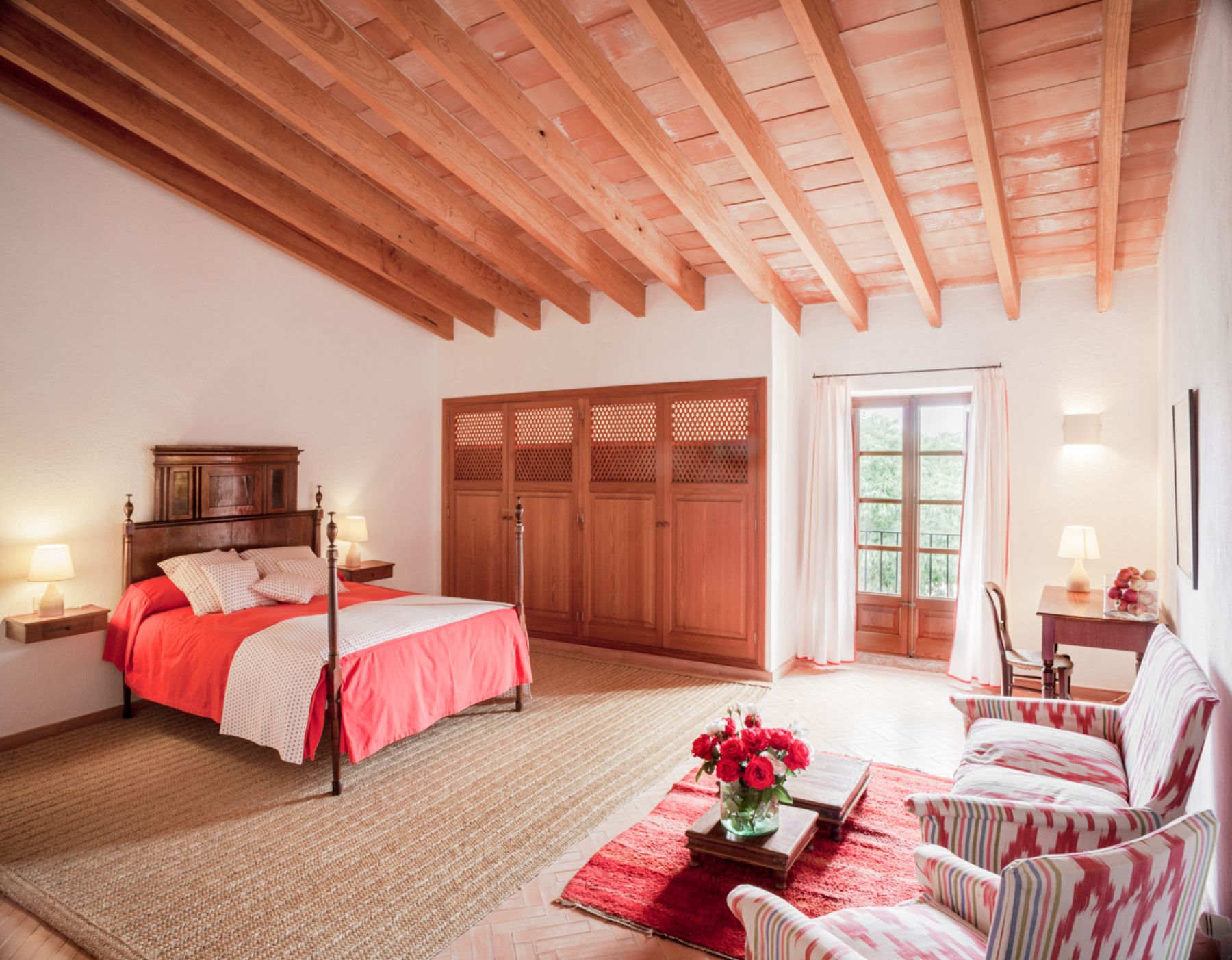 Double bedroom at Casa Jardin Bella, Mallorca
