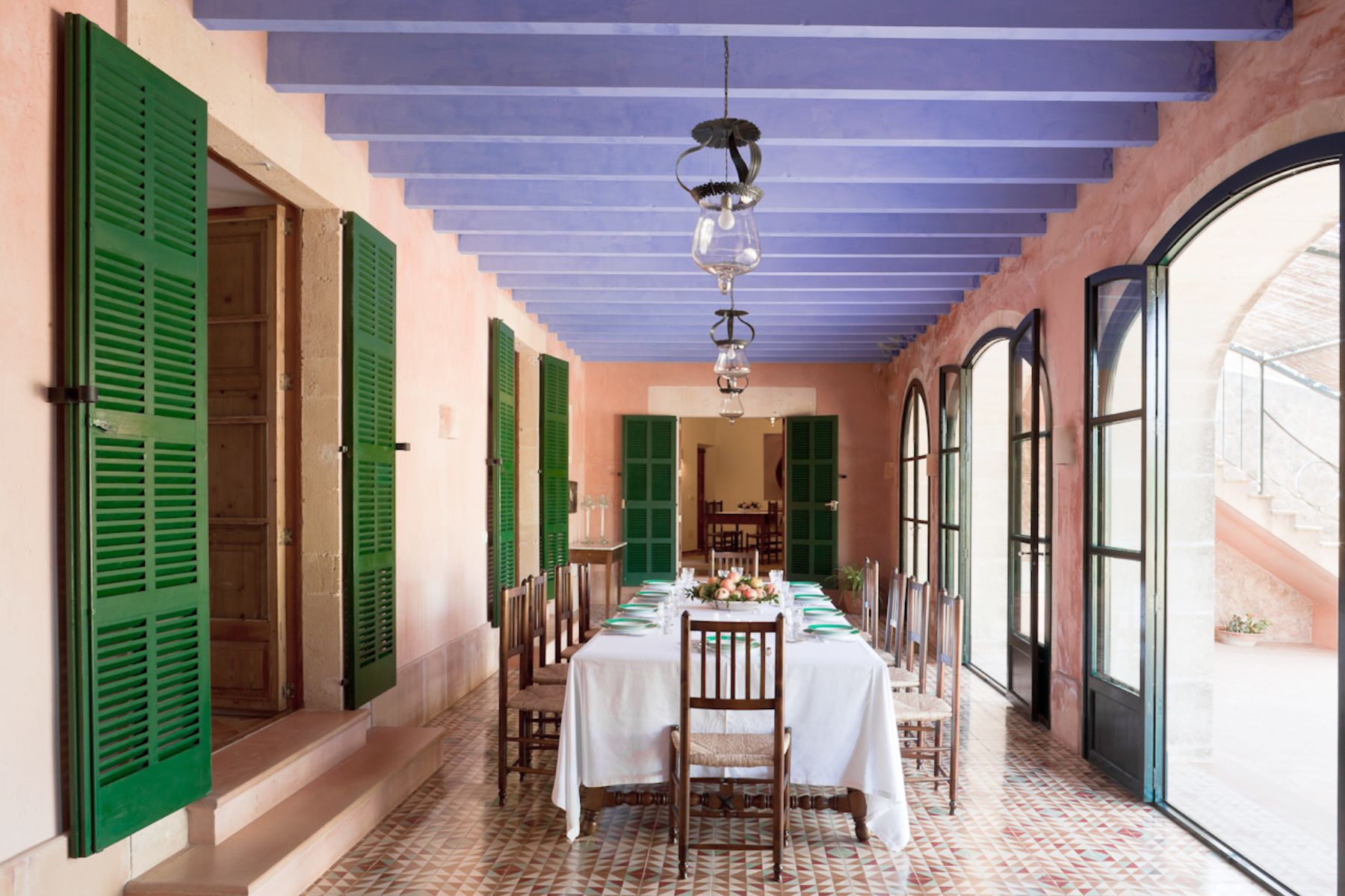 Dining room at Casa Jardin Bella, Mallorca