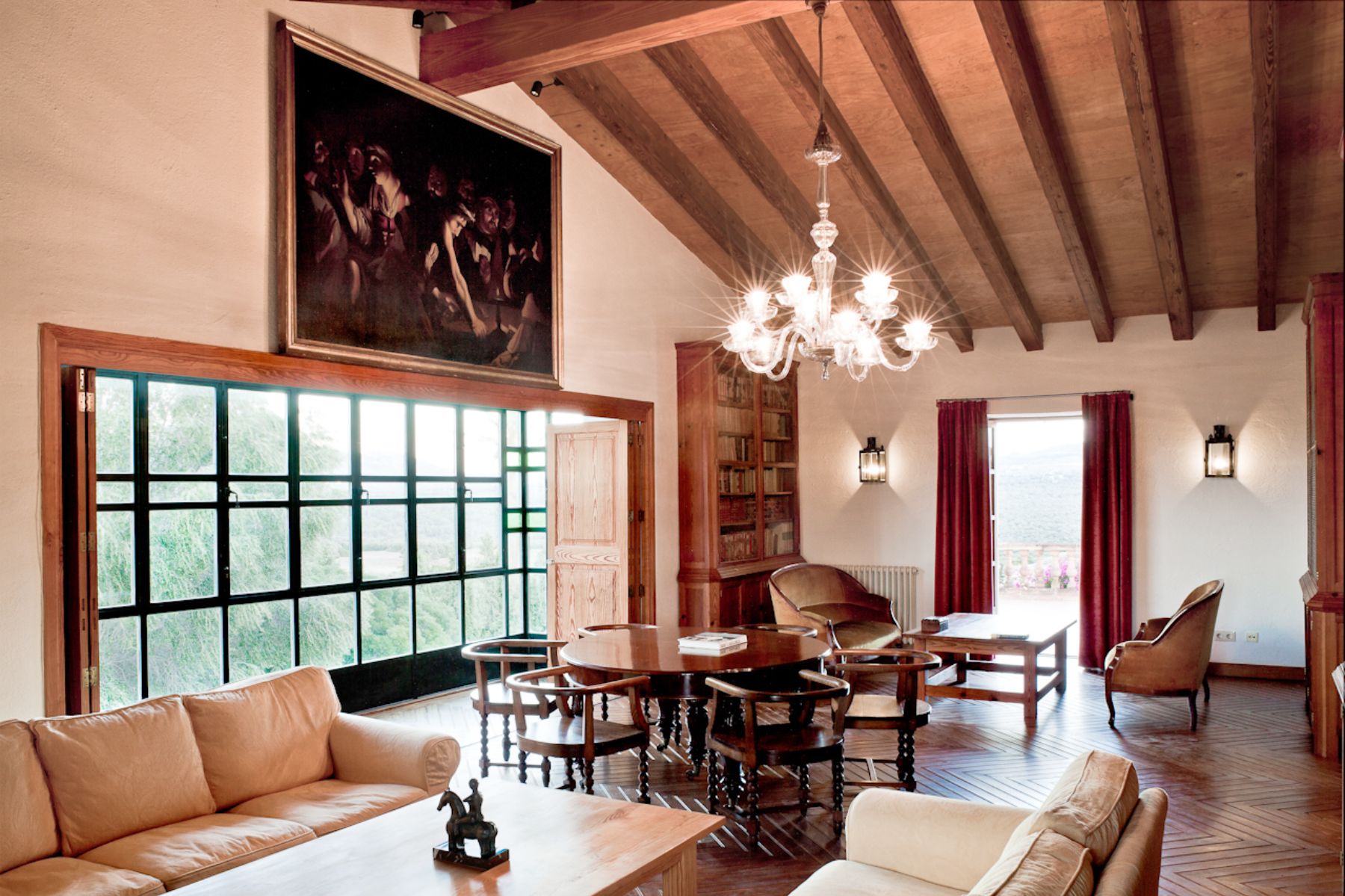 Living room at Casa Jardin Bella, Mallorca