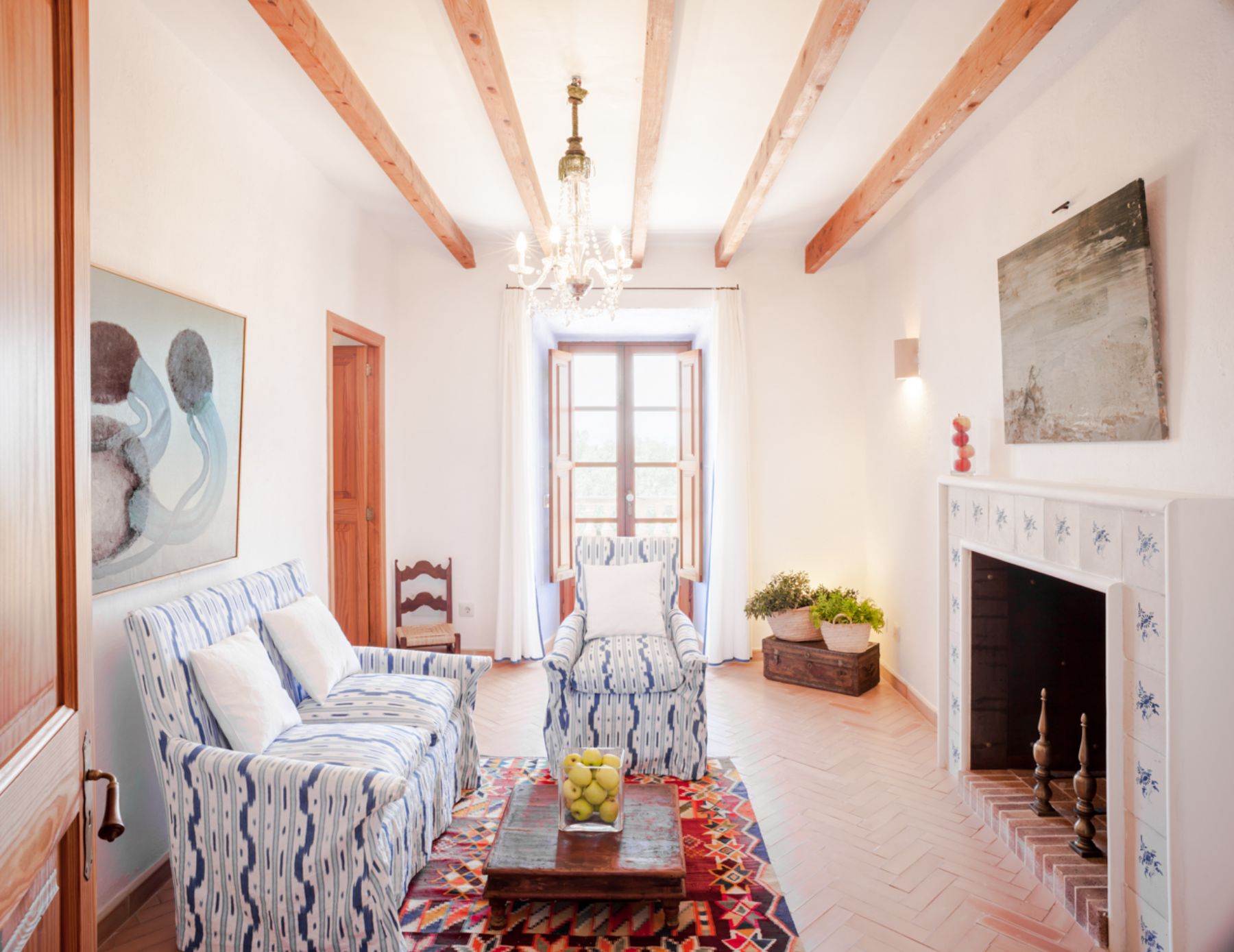 Living room at Casa Jardin Bella, Mallorca