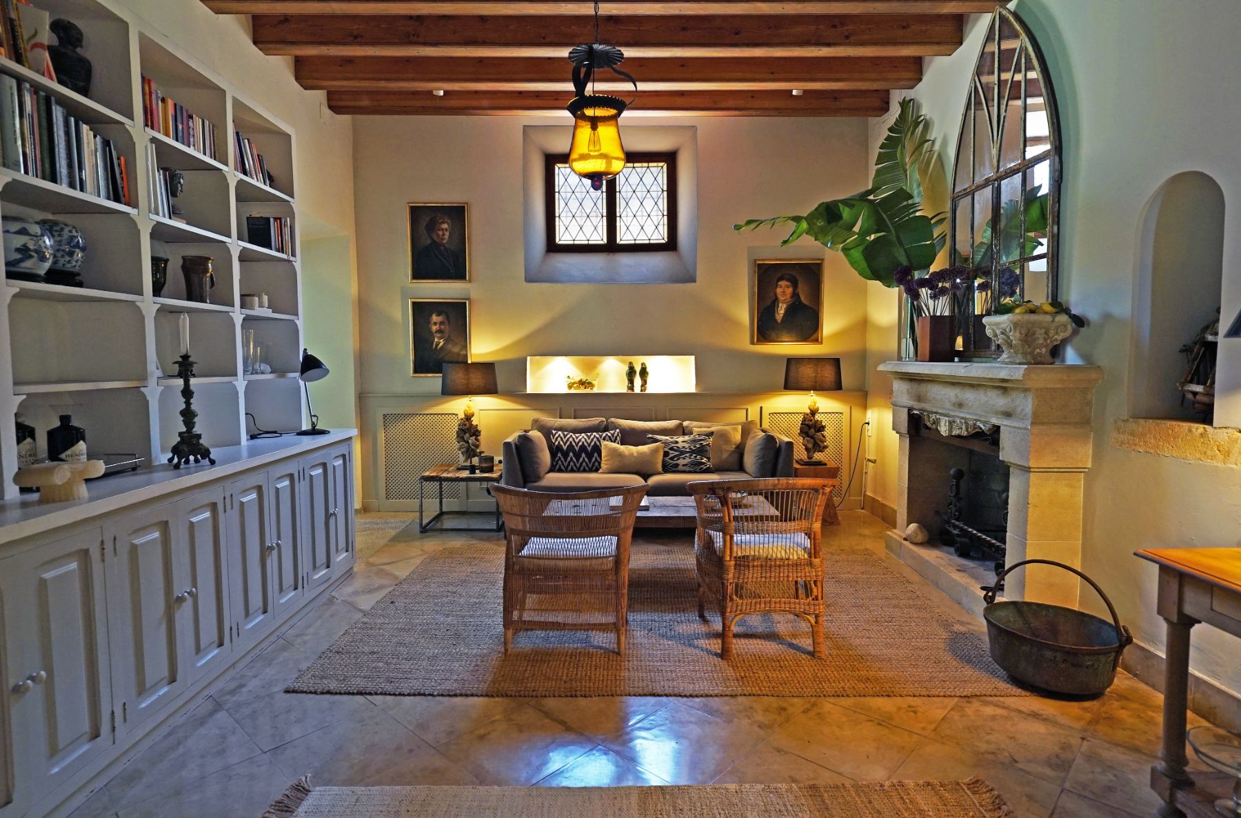 Living room at Casa Serenidad, Mallorca