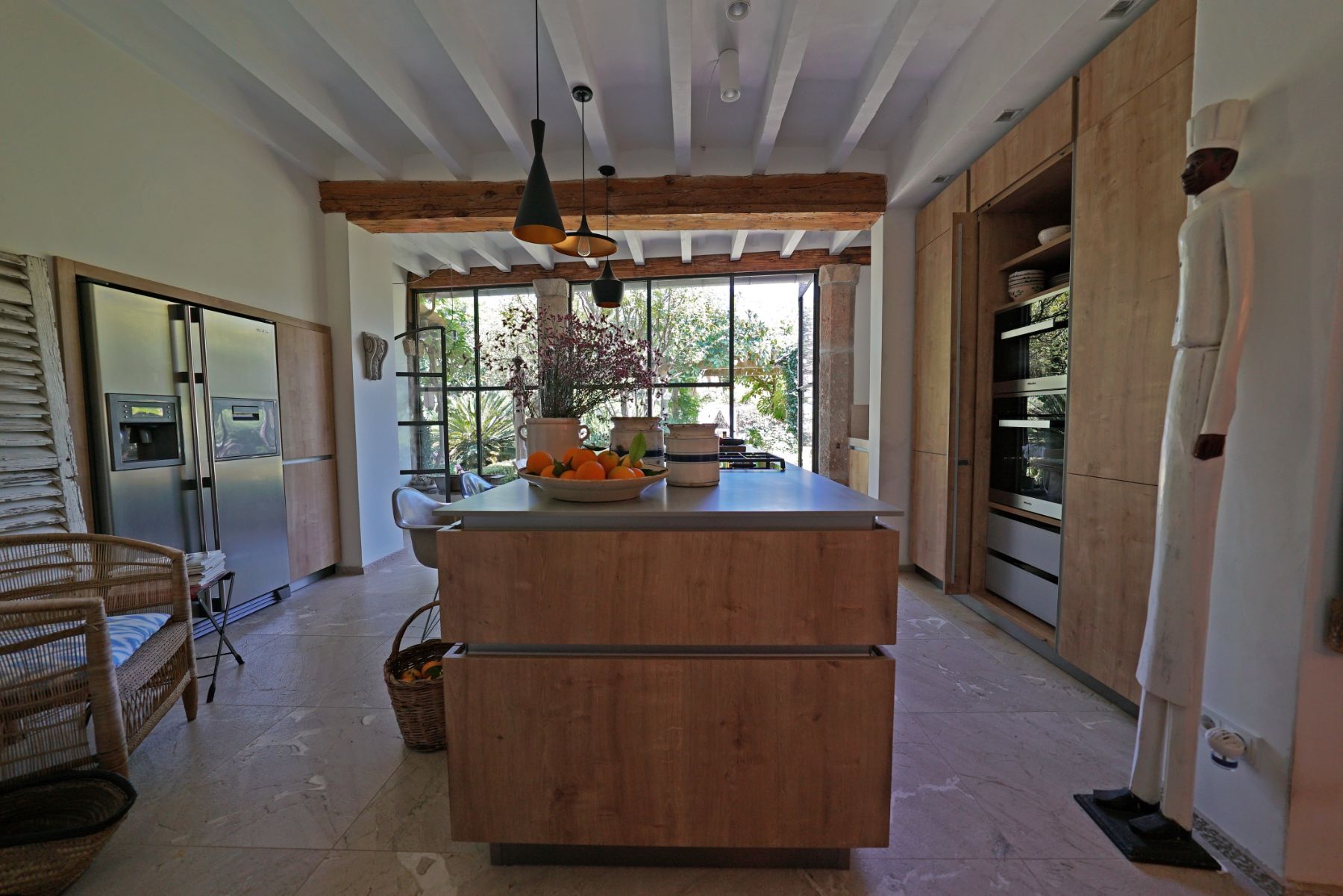Kitchen at Casa Serenidad, Mallorca