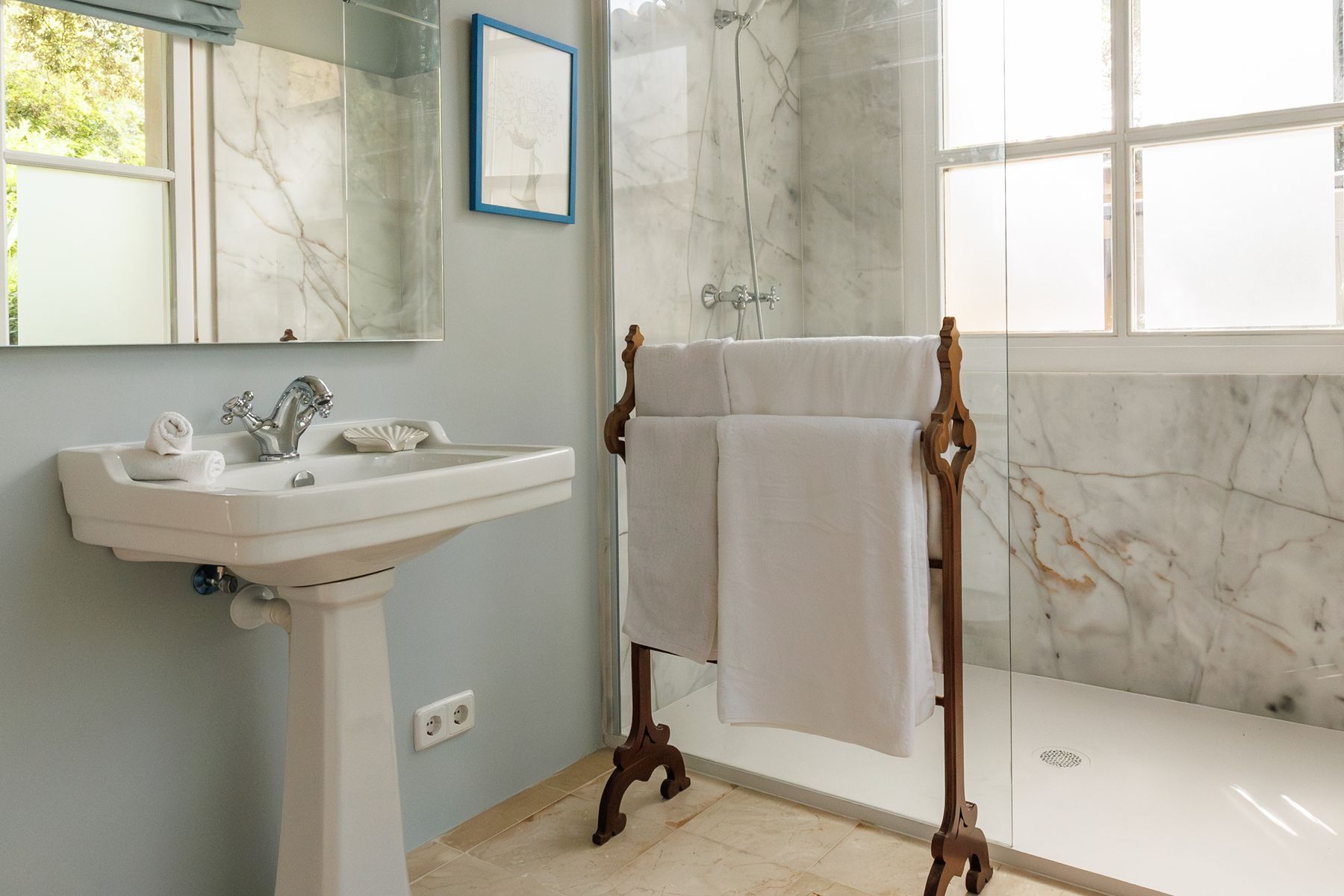 Bathroom at Finca del Bosque, Mallorca
