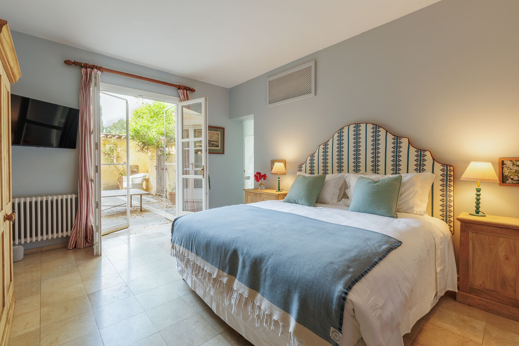 Double bedroom at Finca del Bosque, Mallorca