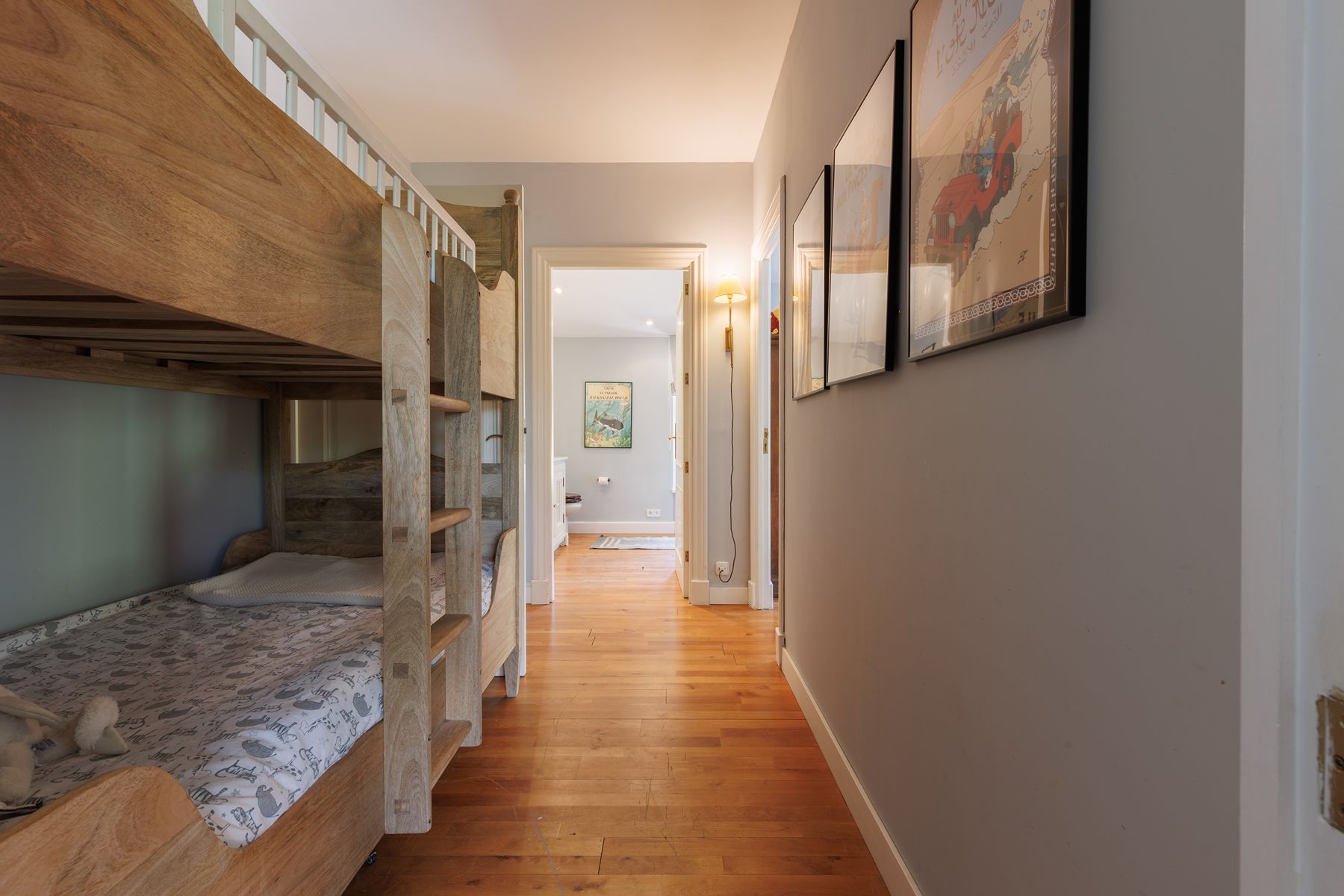 Bedroom with bunk beds at Finca del Bosque, Mallorca