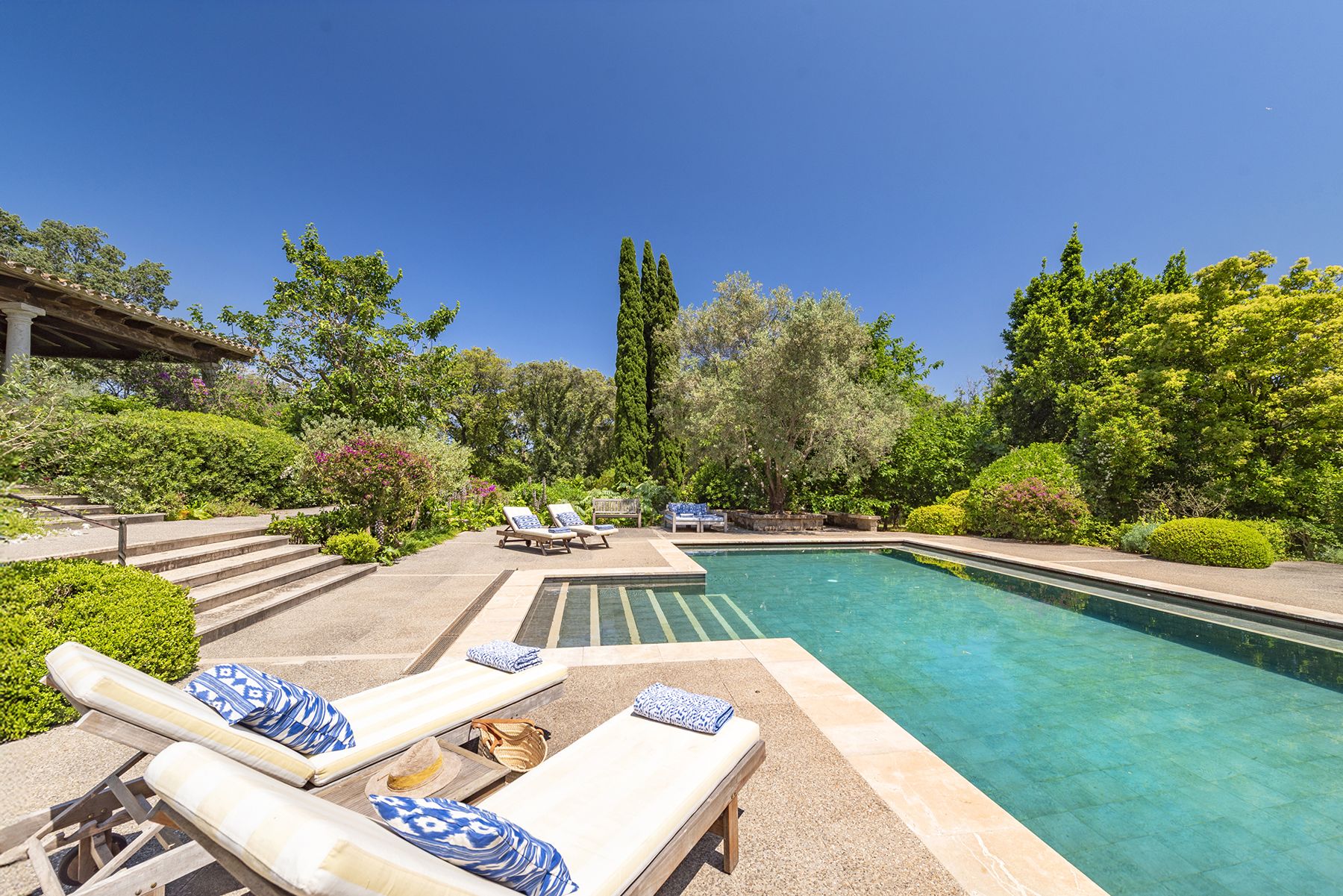 Swimming pool at Finca del Bosque, Mallorca