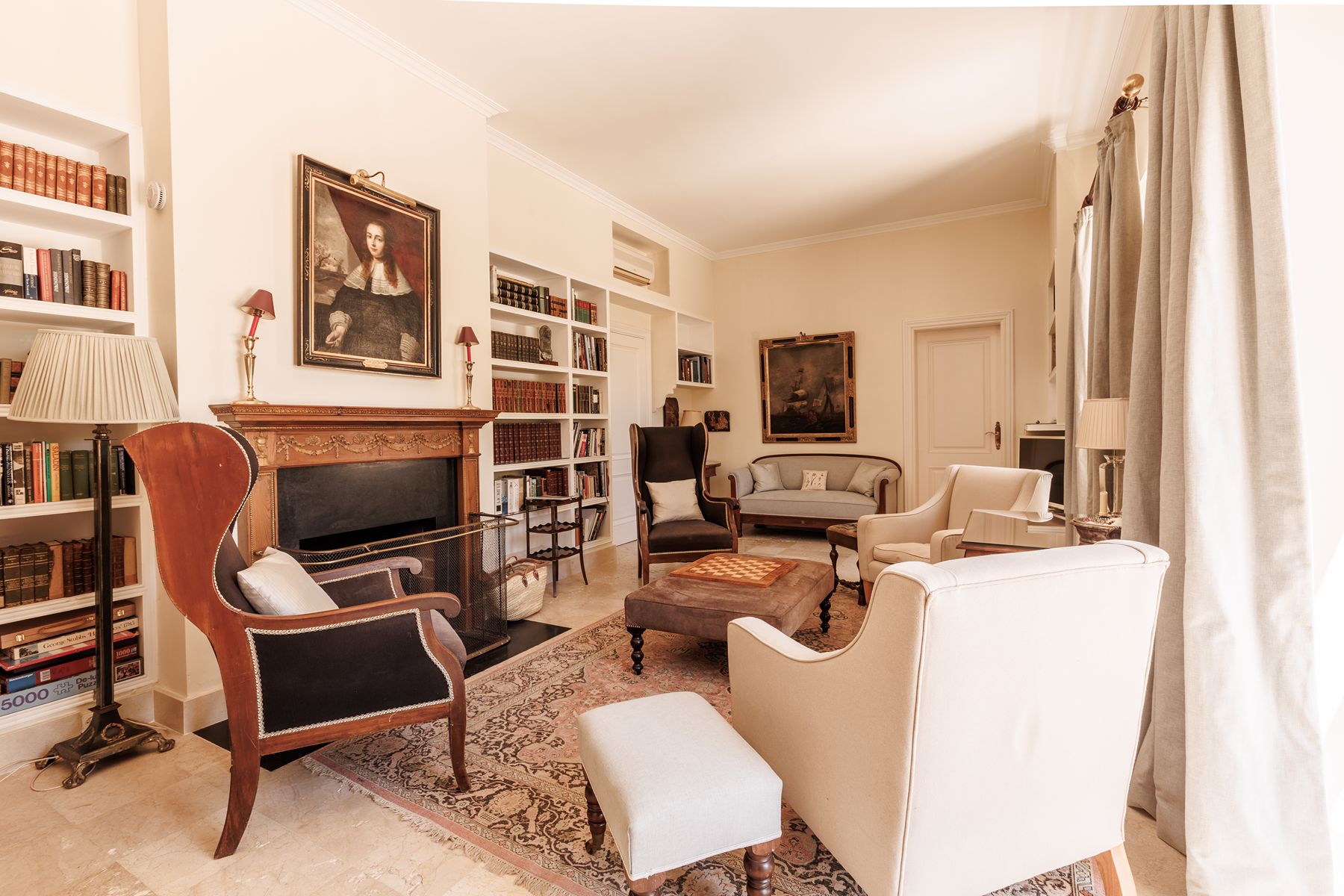 Living room at Finca del Bosque, Mallorca