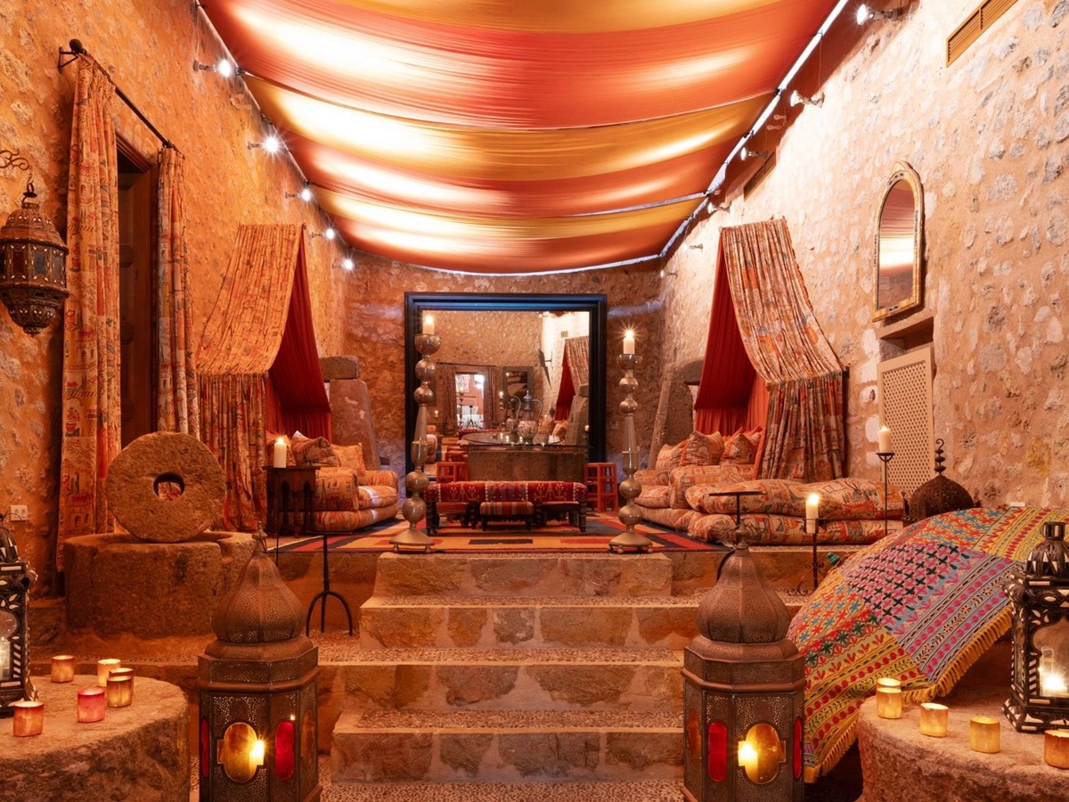 Party room at Finca Olivera, Mallorca