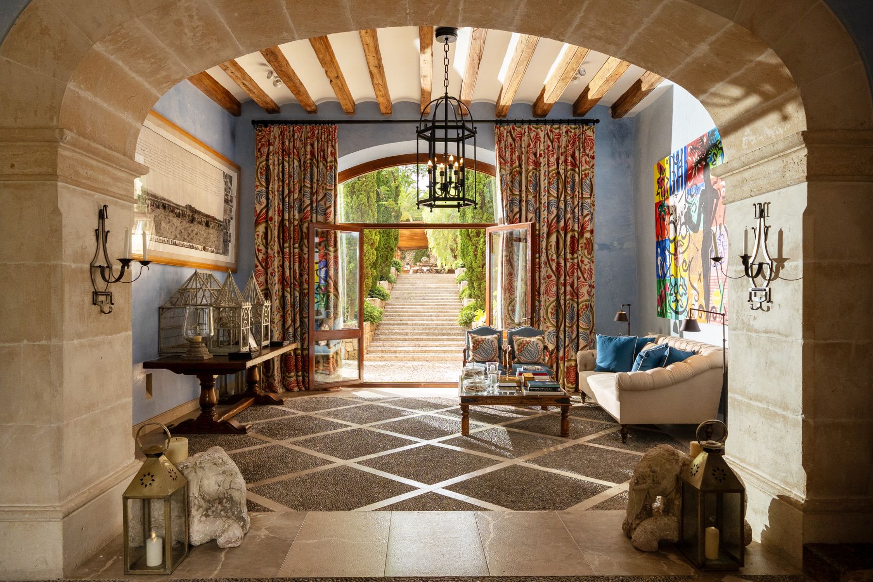 Entrance at Finca Olivera, Mallorca