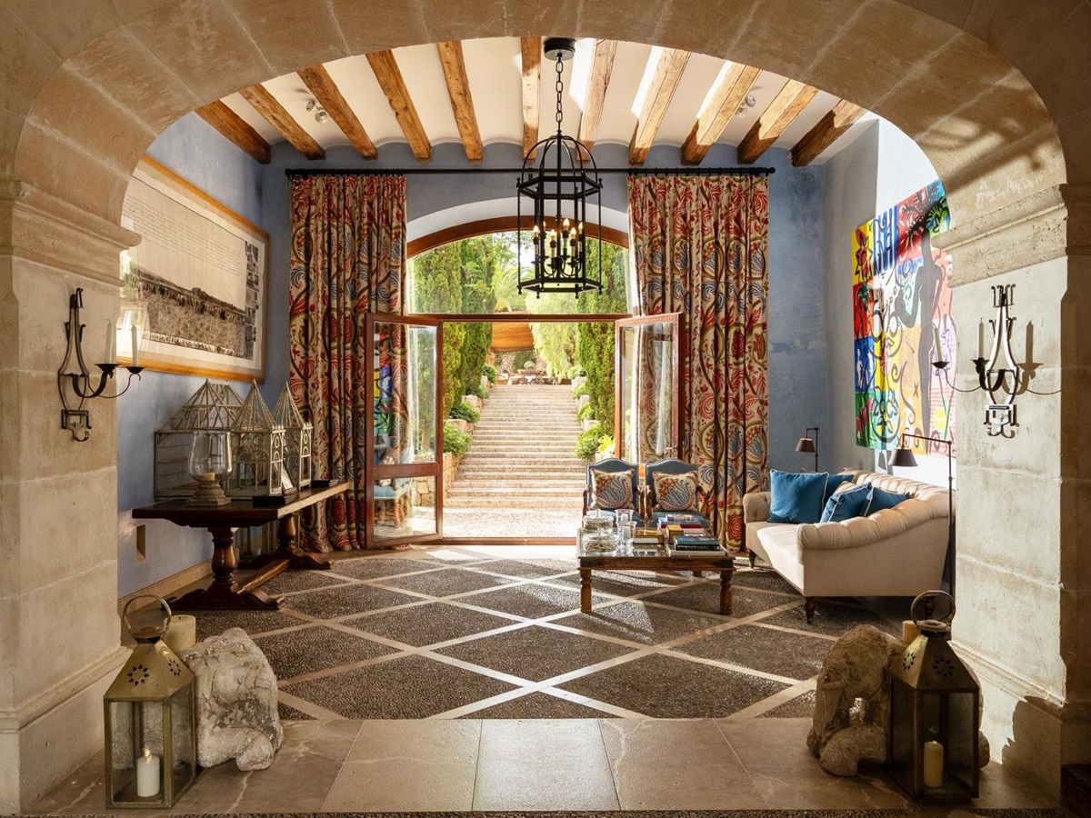 Entrance at Finca Olivera, Mallorca